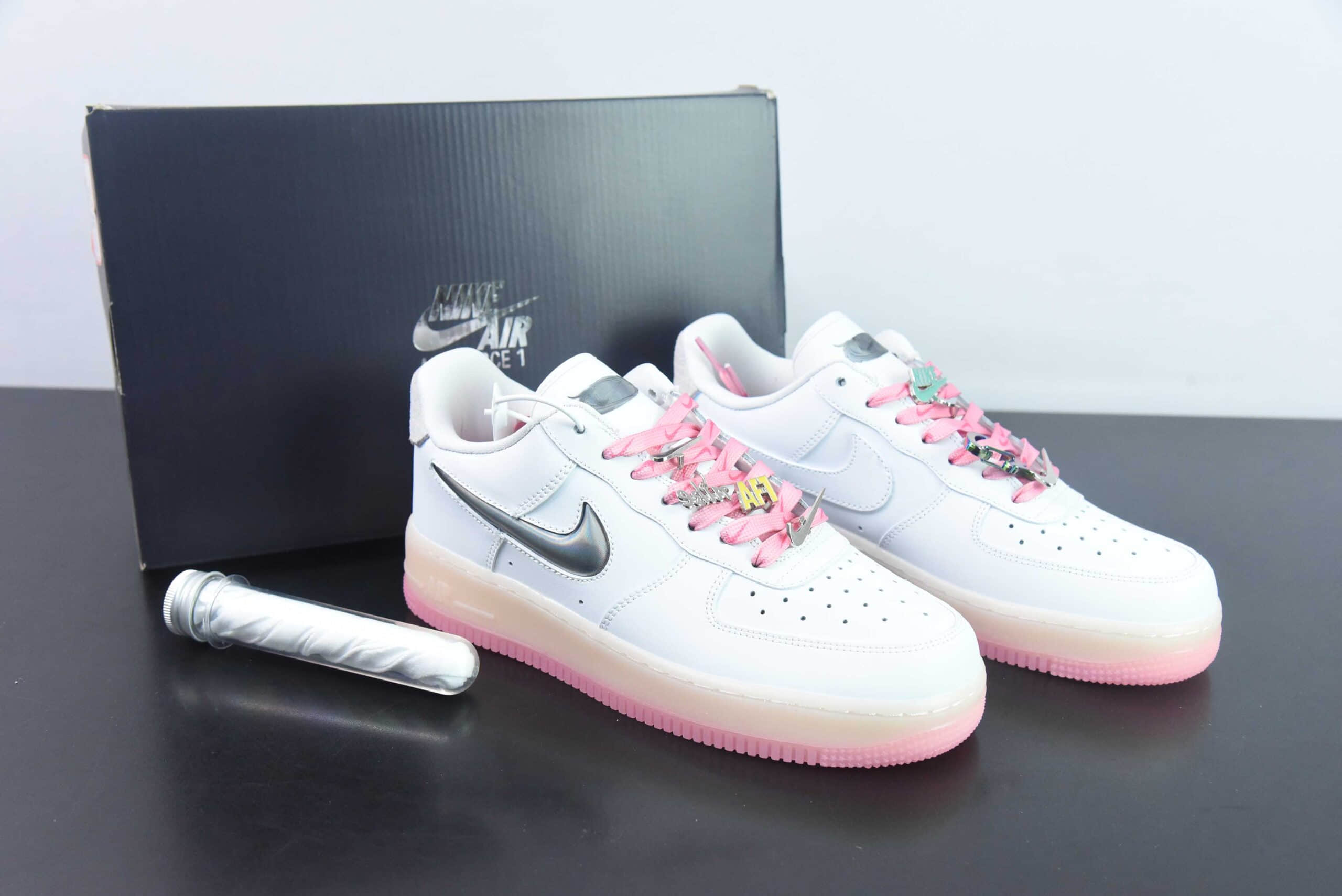 耐克Nike Air Force 1 Low 白桃龙年限定空军一号低帮休闲板鞋纯原版本 货号：FZ5741-191