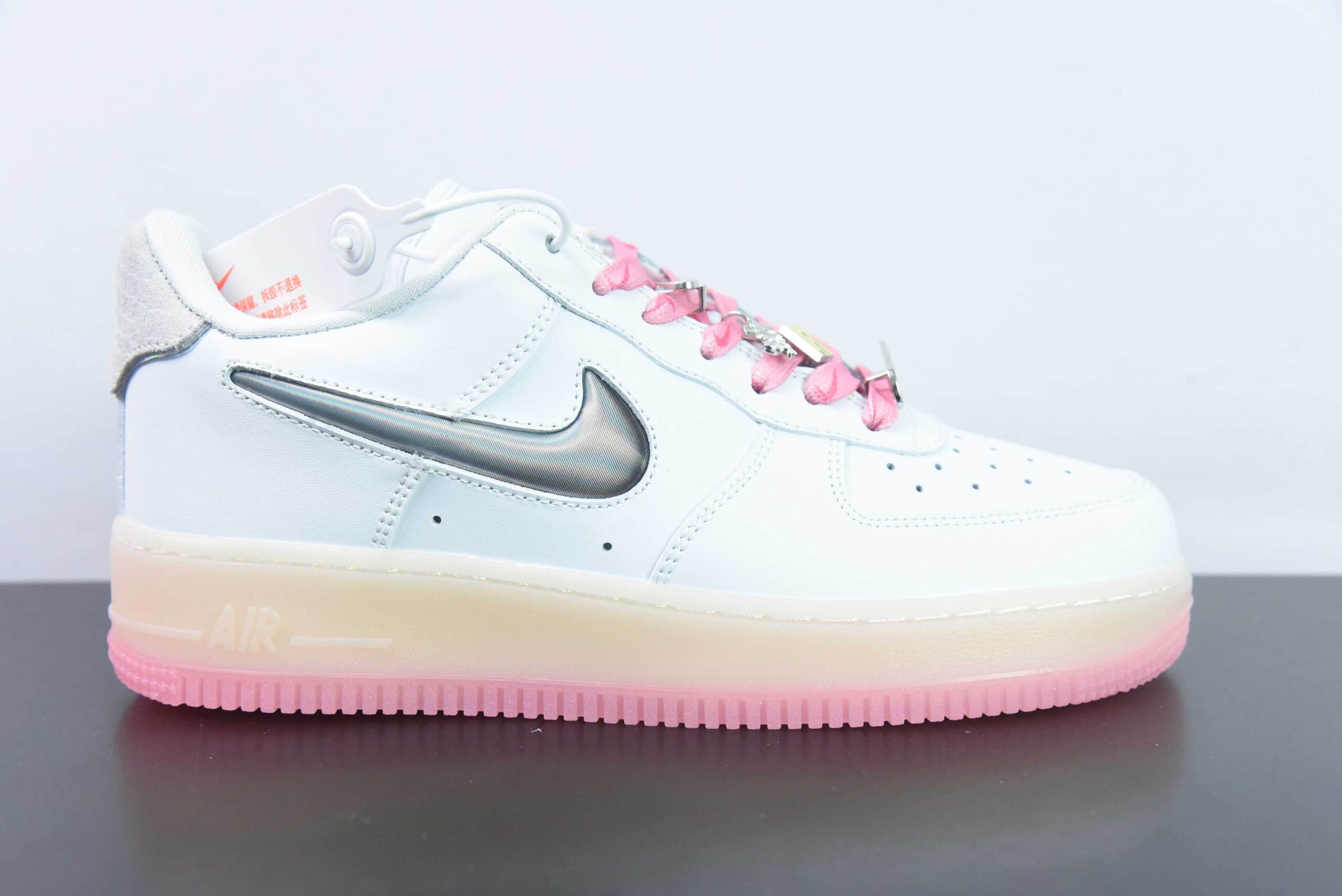 耐克Nike Air Force 1 Low 白桃龙年限定空军一号低帮休闲板鞋纯原版本 货号：FZ5741-191