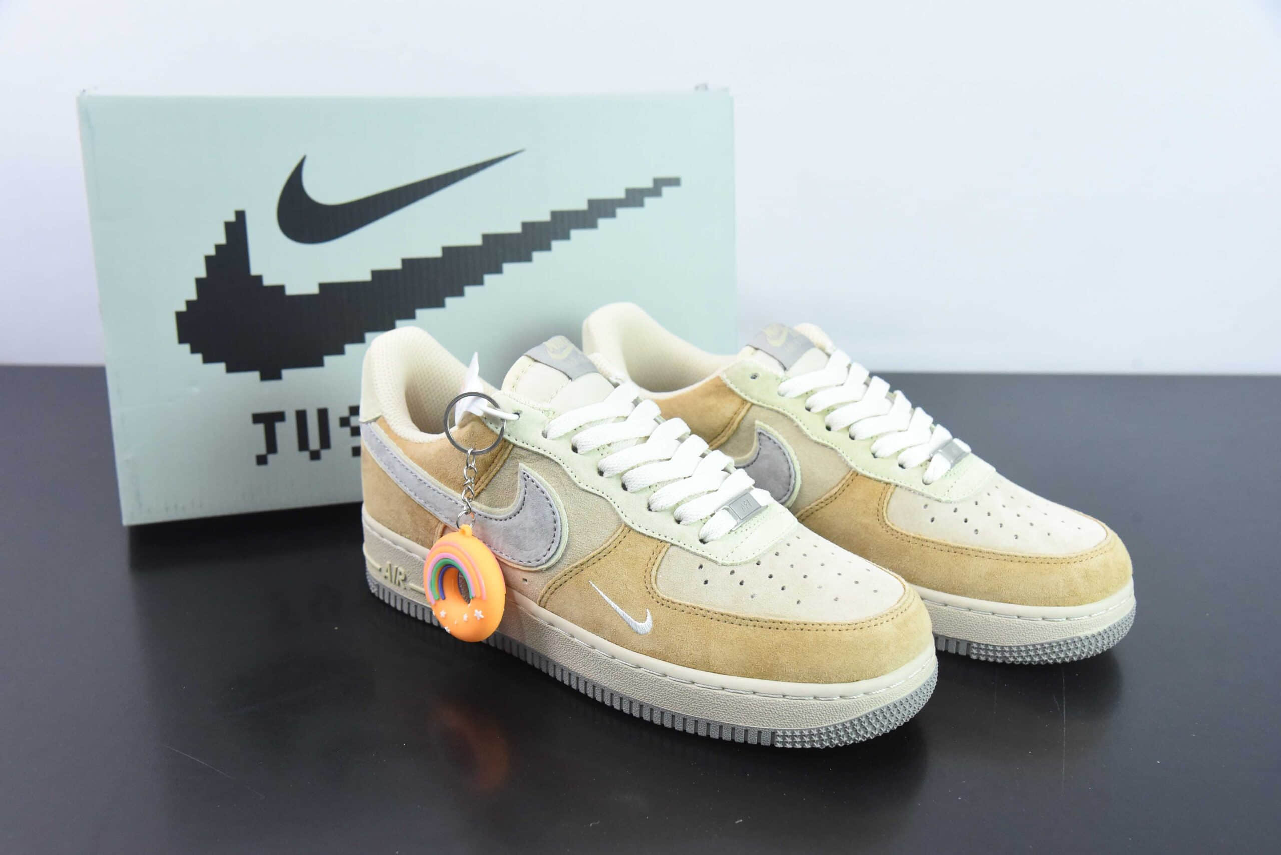 耐克Nike Air Force 1'07 Low Bagelt 甜甜圈空军一号定制低帮休闲板鞋纯原版本 货号：CD1221-999