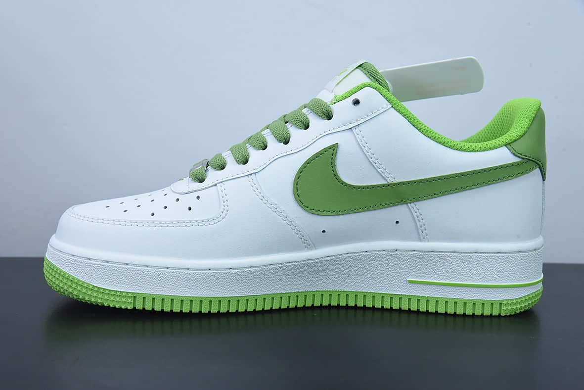 耐克Nike Air Force 1'07 Low 柠檬白绿空军一号低帮休闲板鞋纯原版本 货号：DH7561-105