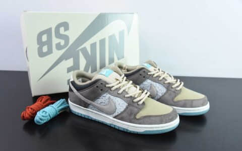 耐克Nike SB Dunk Low  Big Money Savin  浮雕棕灰SB低帮休闲板鞋纯原版本 货号：FZ3129-200