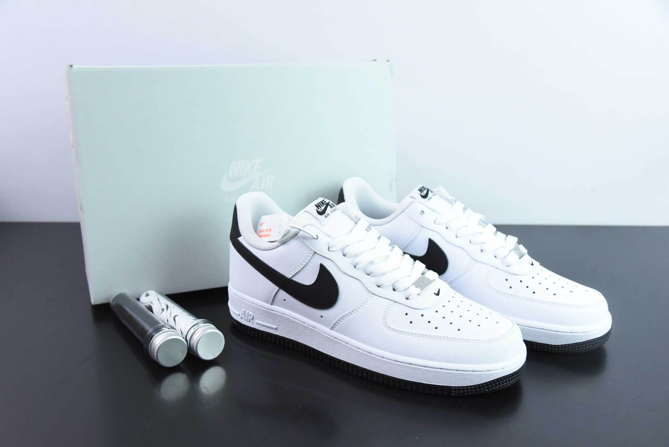 耐克Nike Air Force 1 AF1黑白经典空军一号低帮休闲板鞋纯原版本 货号：FQ4296-101 