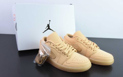 乔丹Air Jordan 1 Low AJ1生胶暖黄色低帮文化篮球鞋纯原版本 货号：FZ3972-294