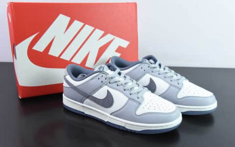 耐克Nike Dunk Low SE 雾霾灰紫SB低帮休闲滑板鞋纯原版本 货号：FJ4188-100