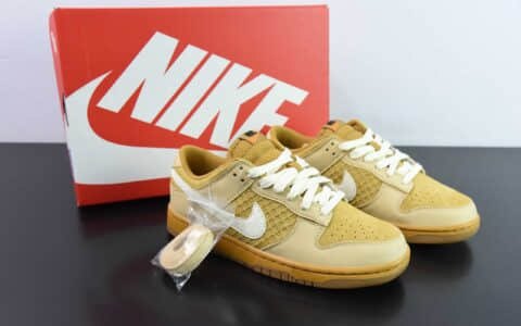 耐克Nike Dunk Low WAFFL ES棕色华夫饼低帮运动休闲板鞋纯原版本 货号：FZ4041-744