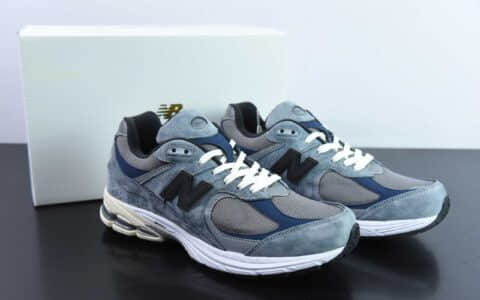 新百伦New Balance 2002灰蓝黑复古休闲跑步鞋纯原版本 货号：M2002RU2