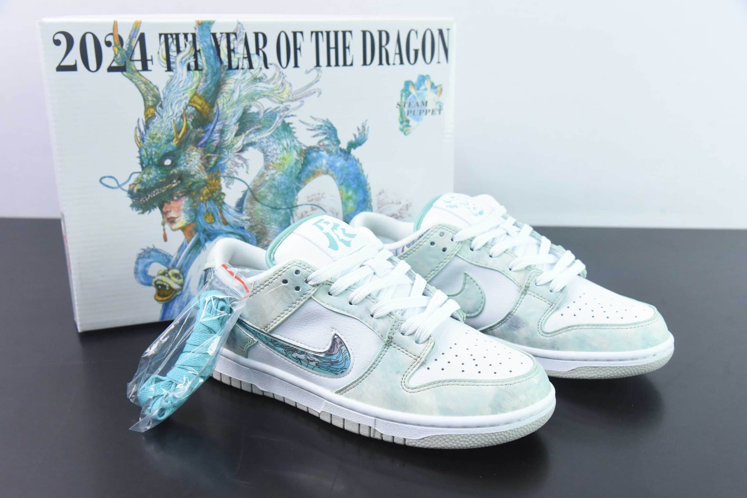 耐克Dunk Low CNY龙年限定三太子敖丙 SB低帮休闲板鞋纯原版本 货号：DV0831-101