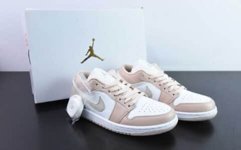 乔丹Air Jordan 1 Low AJ1白粉脚趾低帮复古篮球鞋纯原版本 货号：DC0774-120