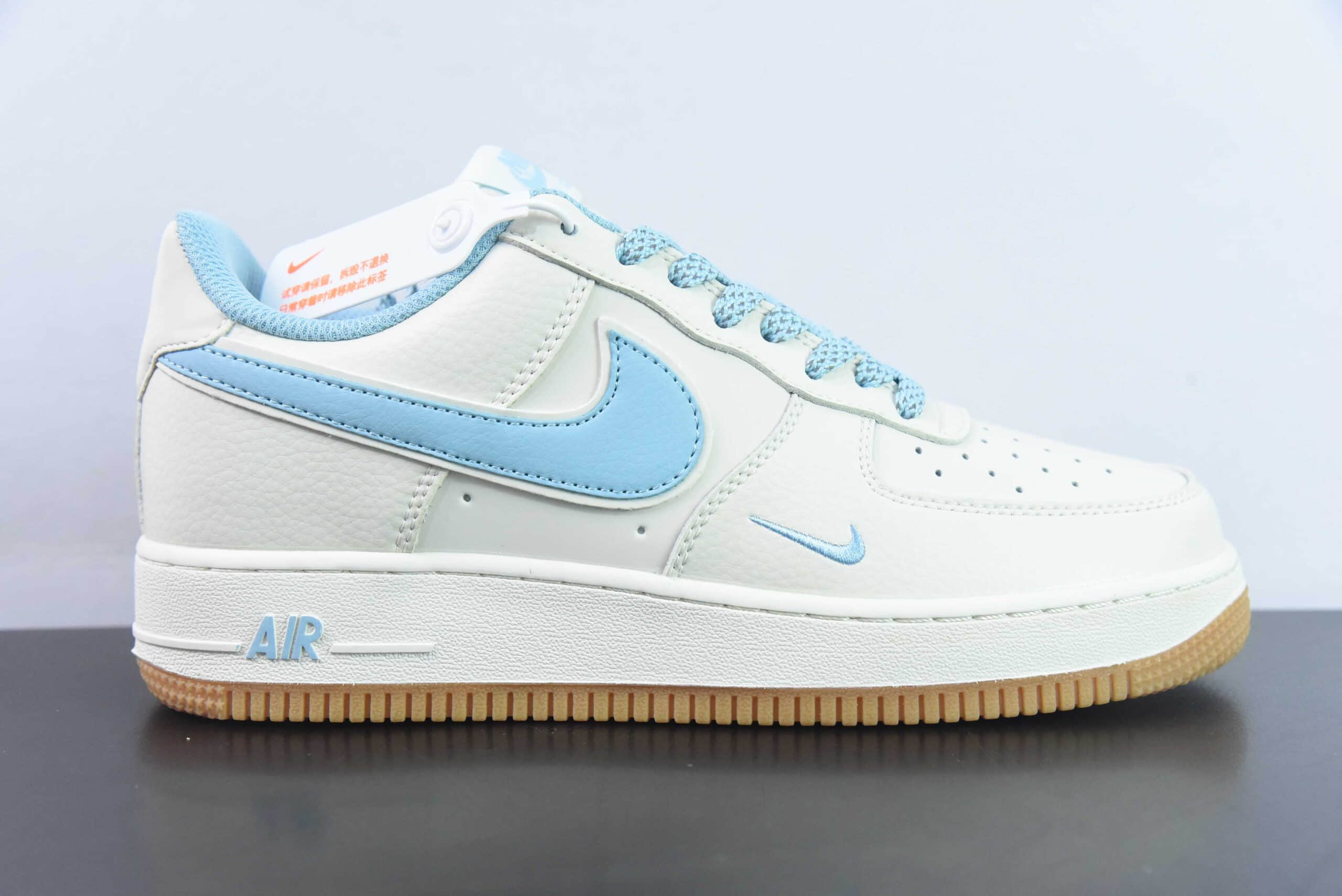耐克NIke Air Force 1 '07 Low “米白浅蓝满天星”空军一号低帮运动鞋纯原版本 货号：HD1689-108
