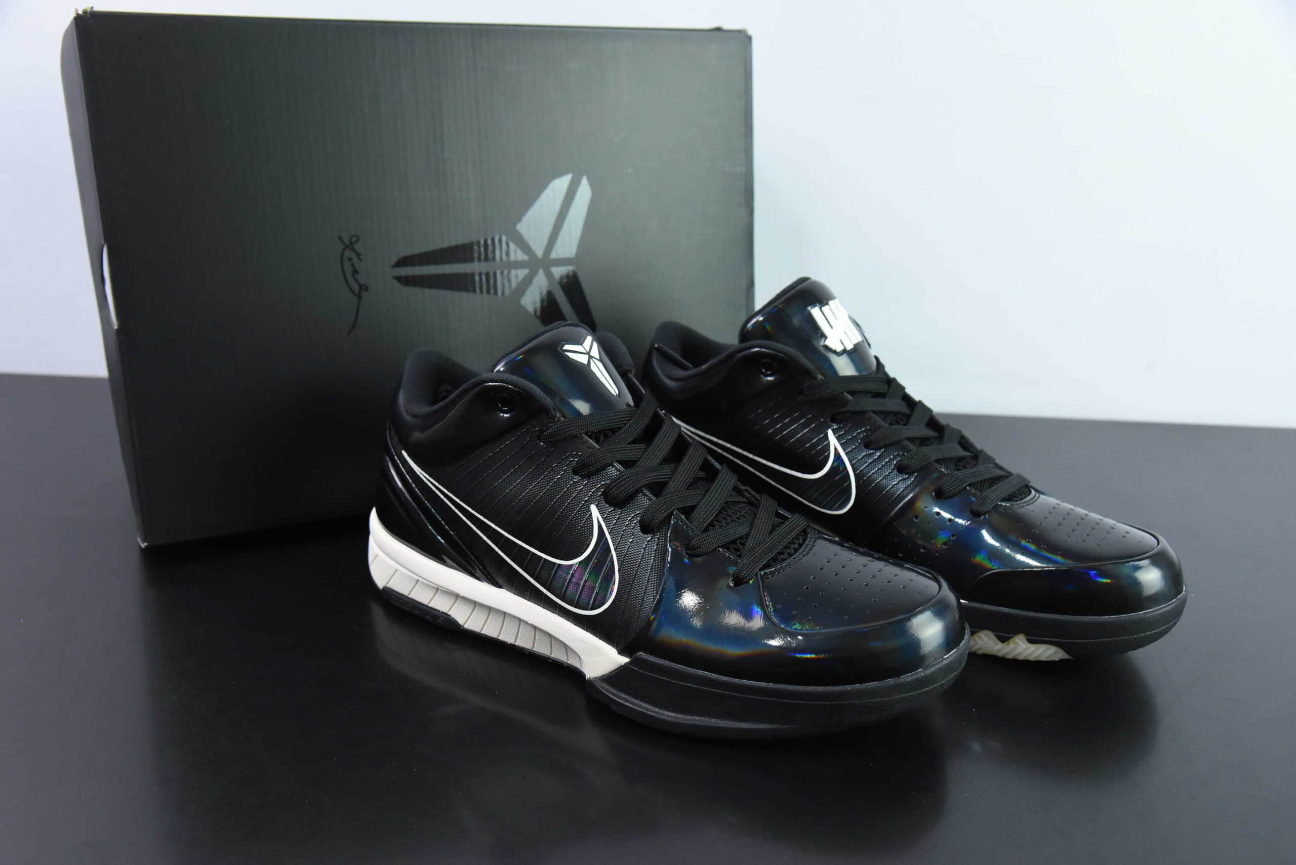 科比KOBE Undefeated x NK Kobe 4 科比4代五道杠联名男鞋实战篮球鞋纯原版本 货号： CQ3869-001