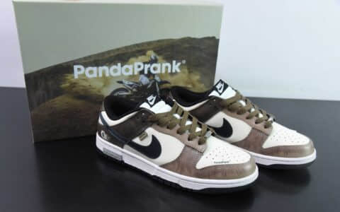 耐克Nike SB Dunk Low 熊猫恶作剧街头竞速涂鸦心情SB绑带低帮休闲板鞋纯原版本 货号： DD1391-100