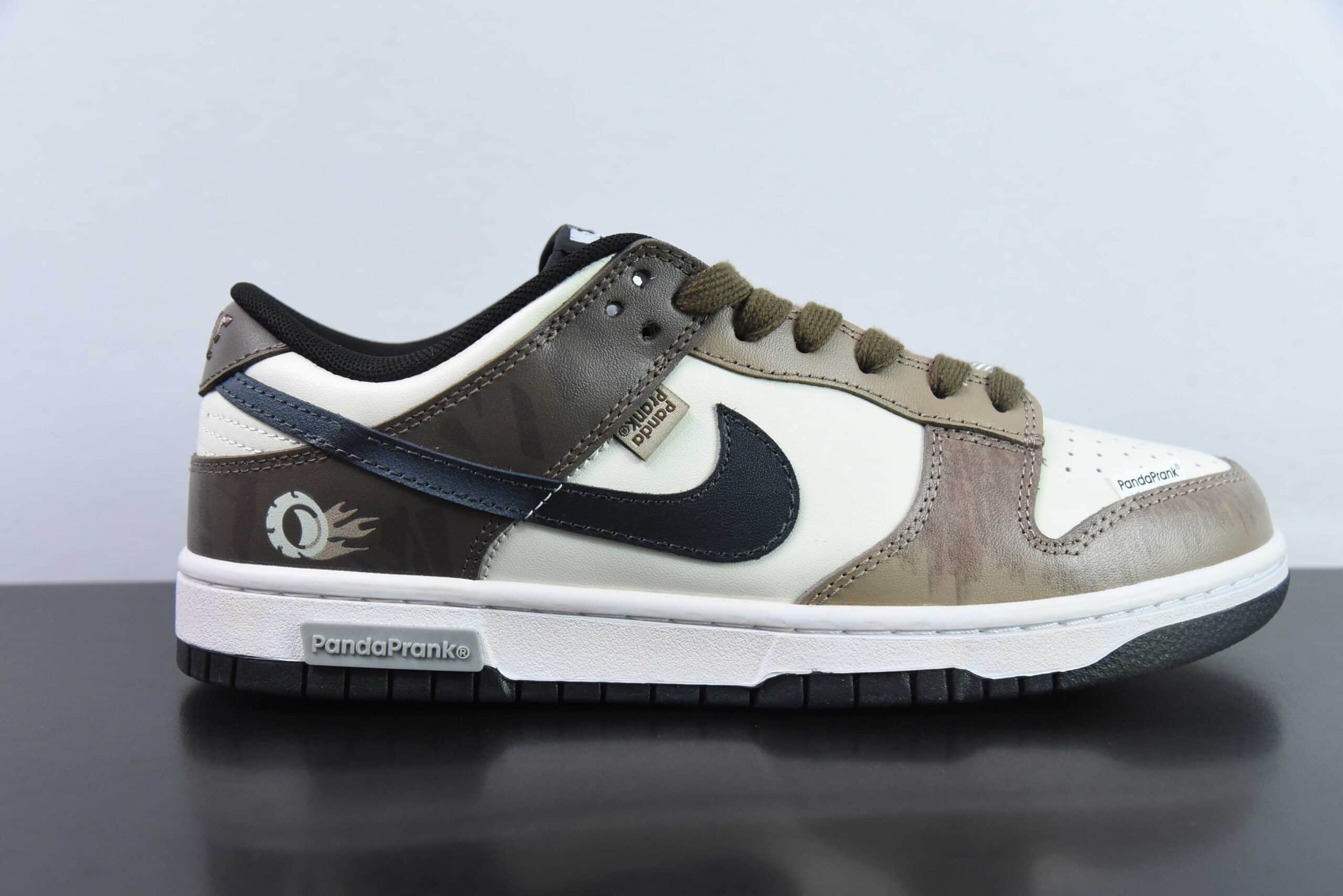 耐克Nike SB Dunk Low 熊猫恶作剧街头竞速涂鸦心情SB绑带低帮休闲板鞋纯原版本 货号： DD1391-100 
