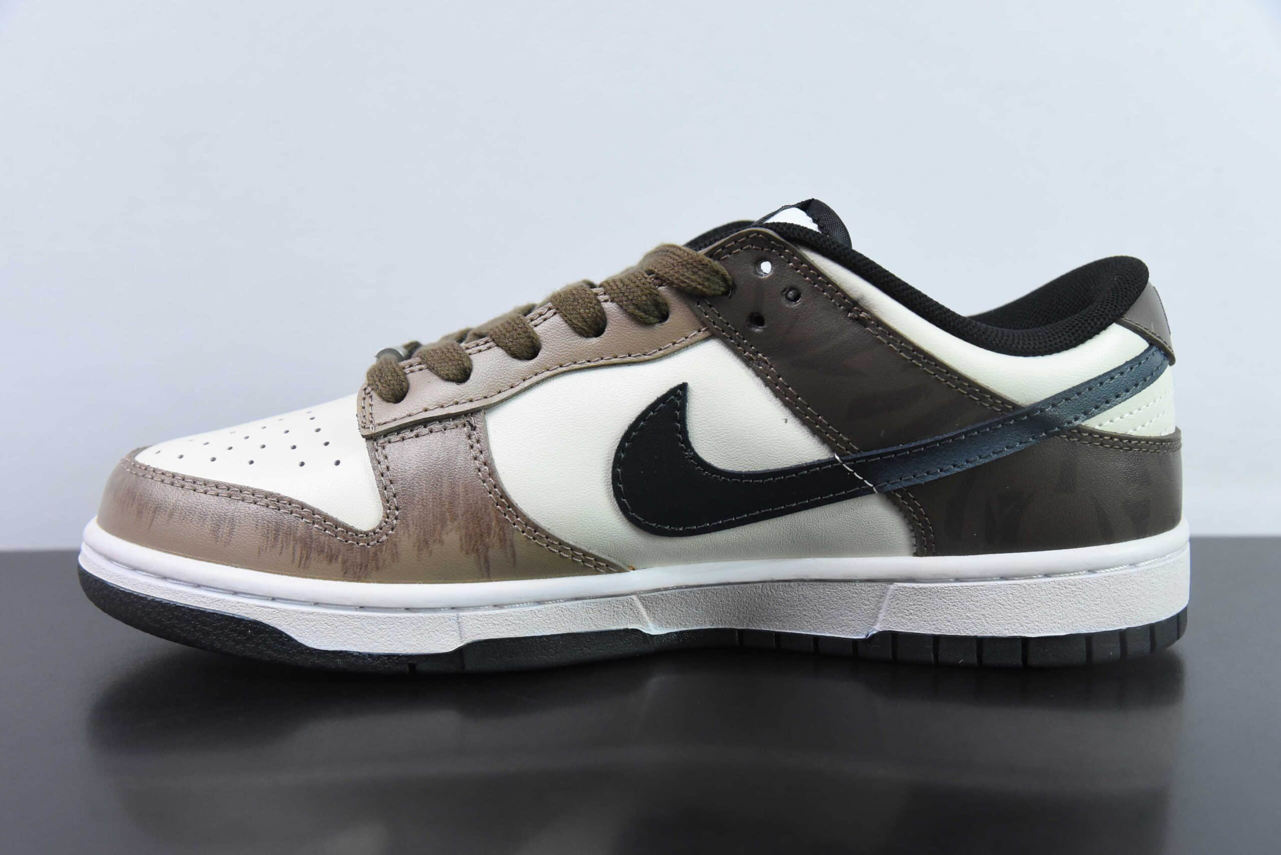 耐克Nike SB Dunk Low 熊猫恶作剧街头竞速涂鸦心情SB绑带低帮休闲板鞋纯原版本 货号： DD1391-100 