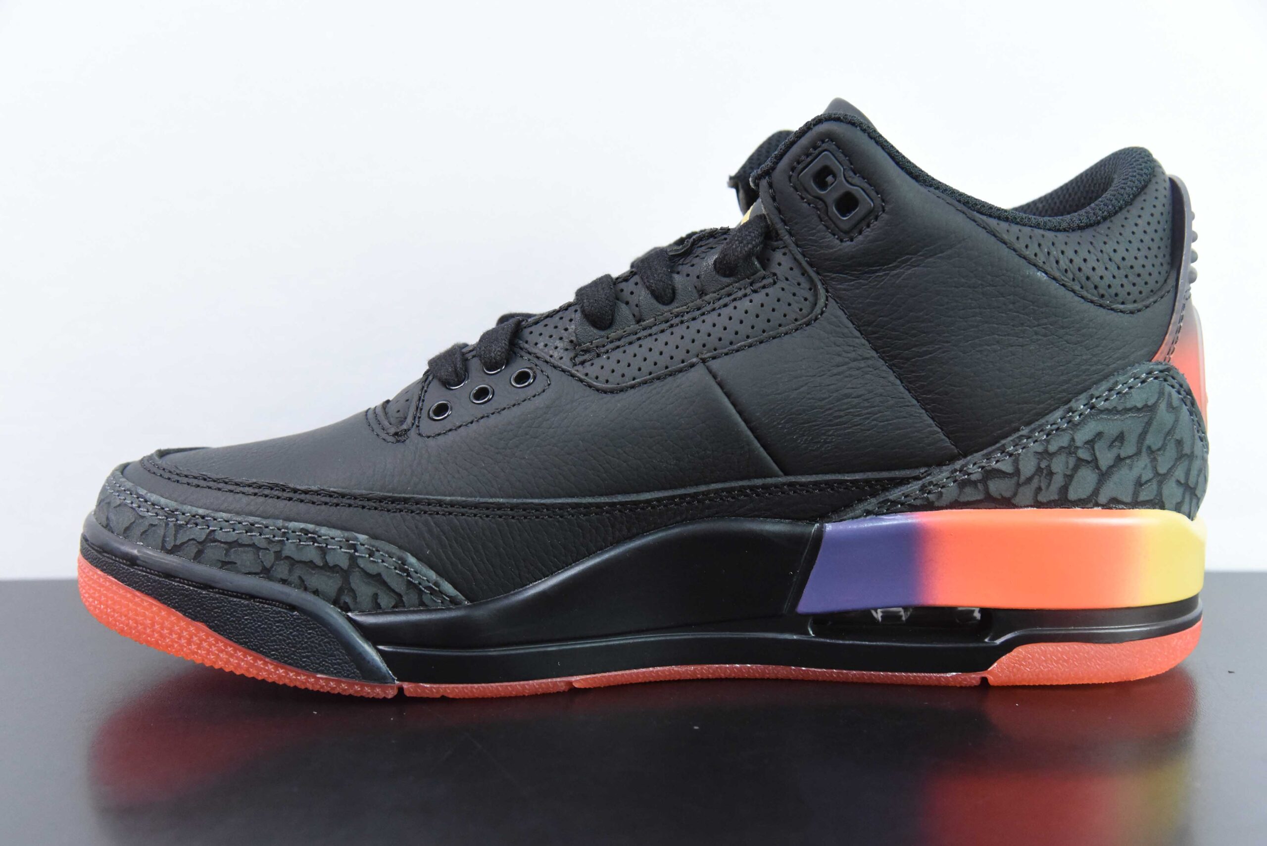乔丹Air Jordan 3 Rio AJ3黑彩虹复古文化篮球鞋纯原版本 货号：FN0344-001