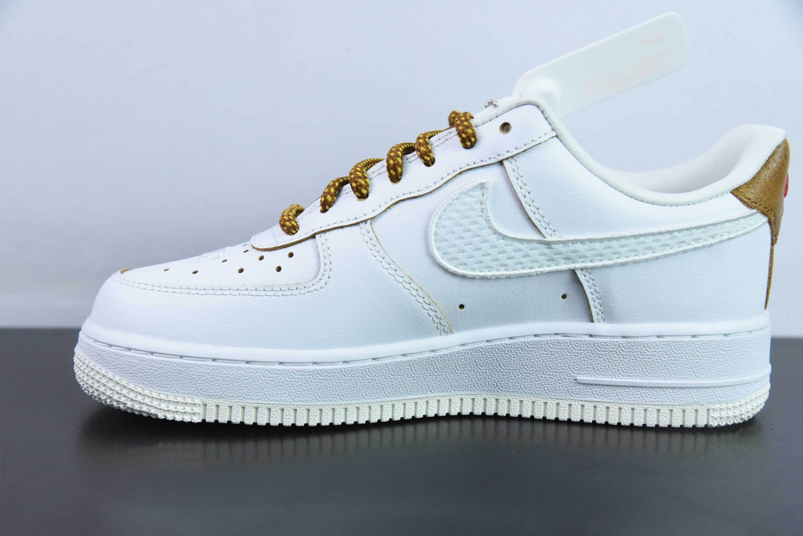 耐克Nike Air Force 1 Low 麻棕蓝红鸳鸯空军一号低帮运动休闲板鞋纯原版本 货号：HF5716-111 