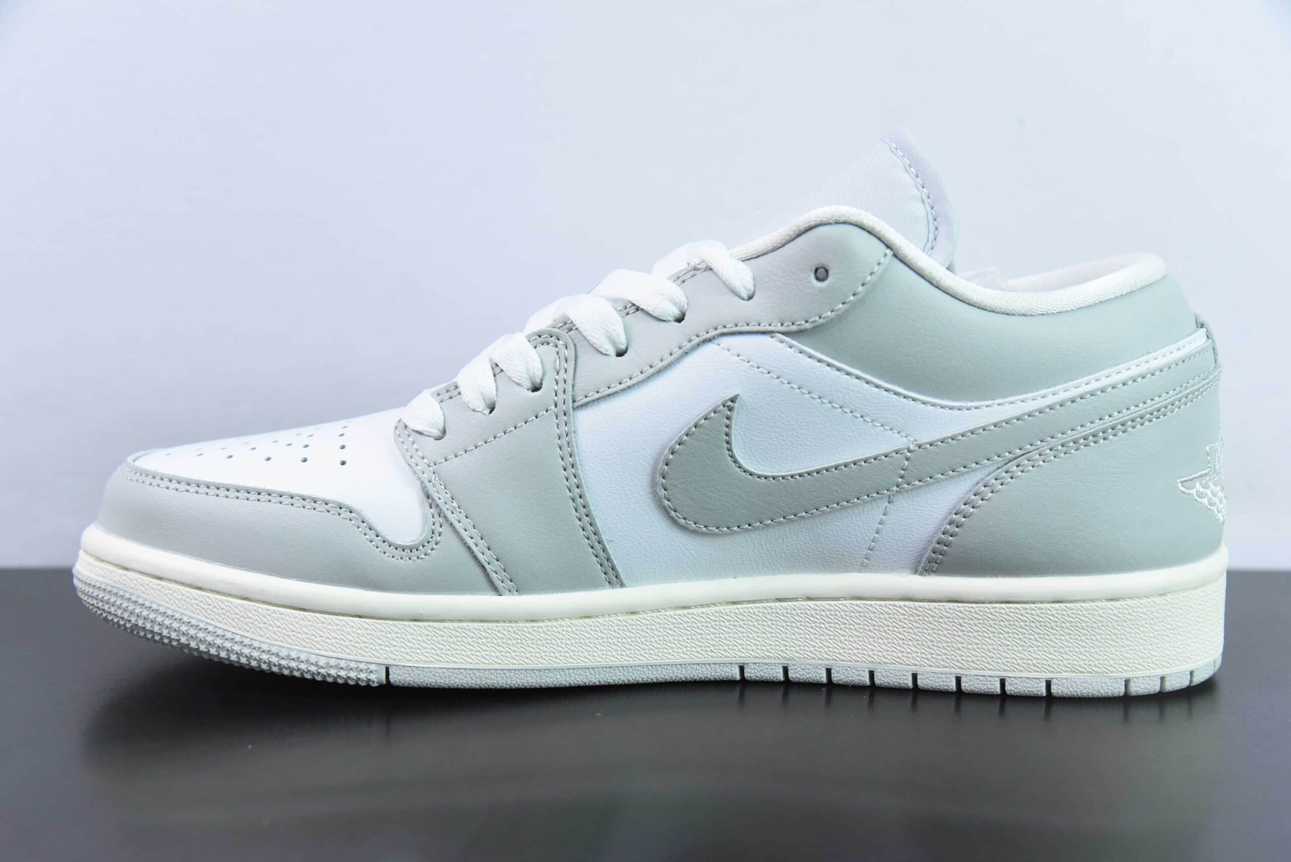 乔丹Air Jordan 1 Low 灰白脚趾AJ1低帮休闲板鞋纯原版本 货号：DC0774-103