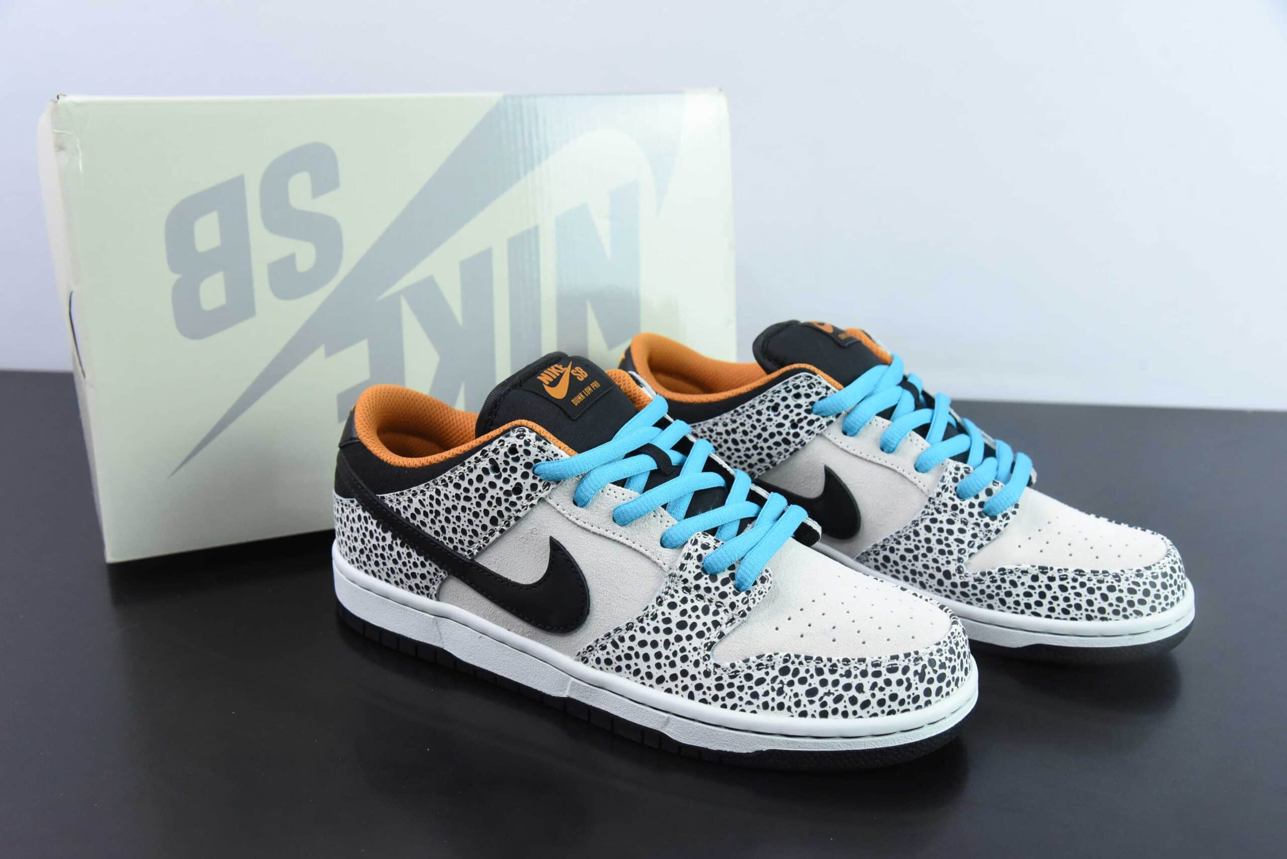 耐克Nike SB Dunk Low Safari Olympics 棕黑SB扣篮系列低帮休闲运动滑板板鞋纯原版本 货号：FZ1233-002 
