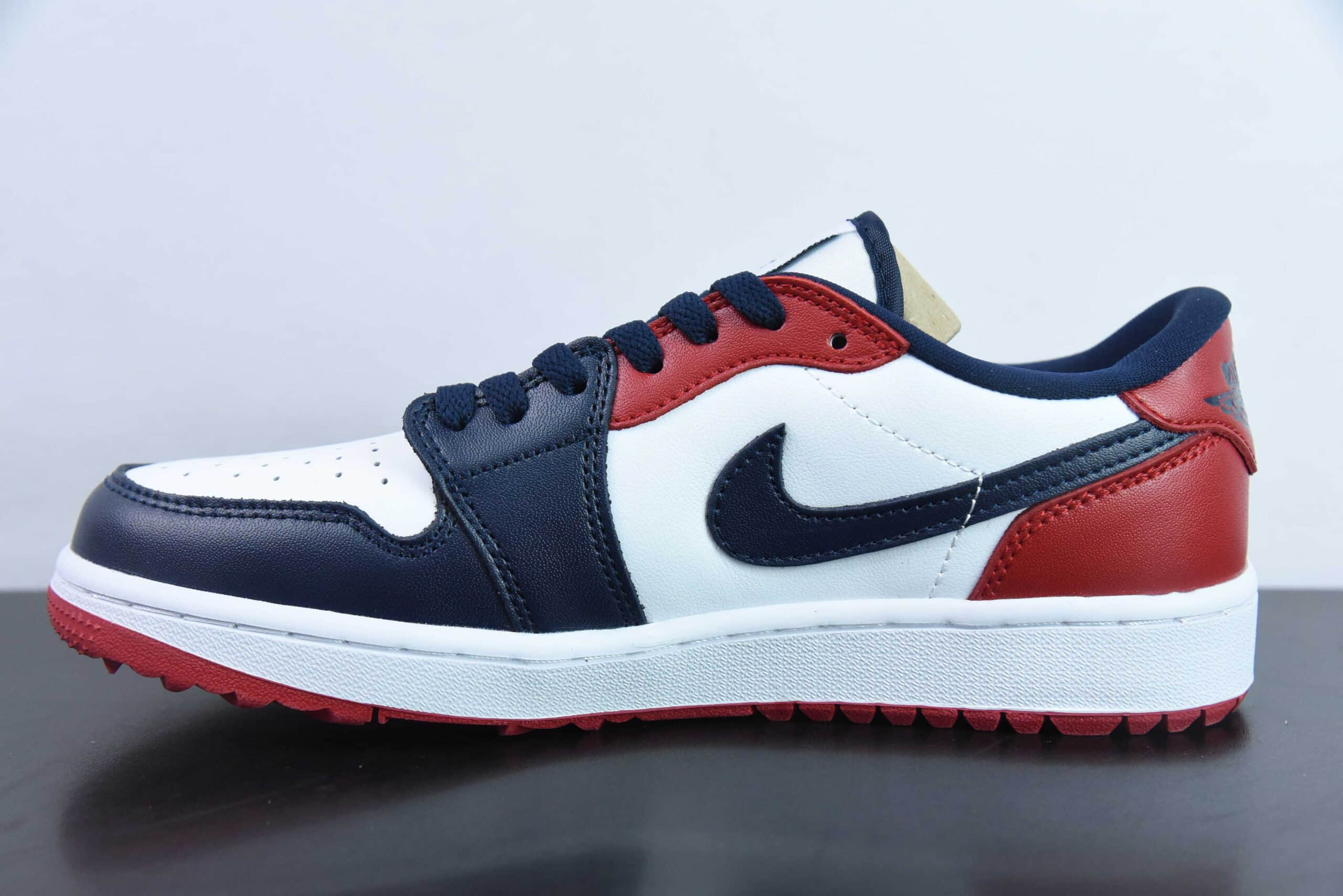 乔丹Air Jordan 1 Low Golf AJ1 乔1全新高尔夫版红白蓝脚趾低帮篮球鞋纯原版本 货号：DD9315-113 