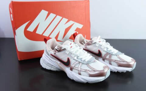 耐克Nike V2K Runtekk Run灰银粉减震防滑复古低帮跑步鞋纯原版本 货号：HF9997-100