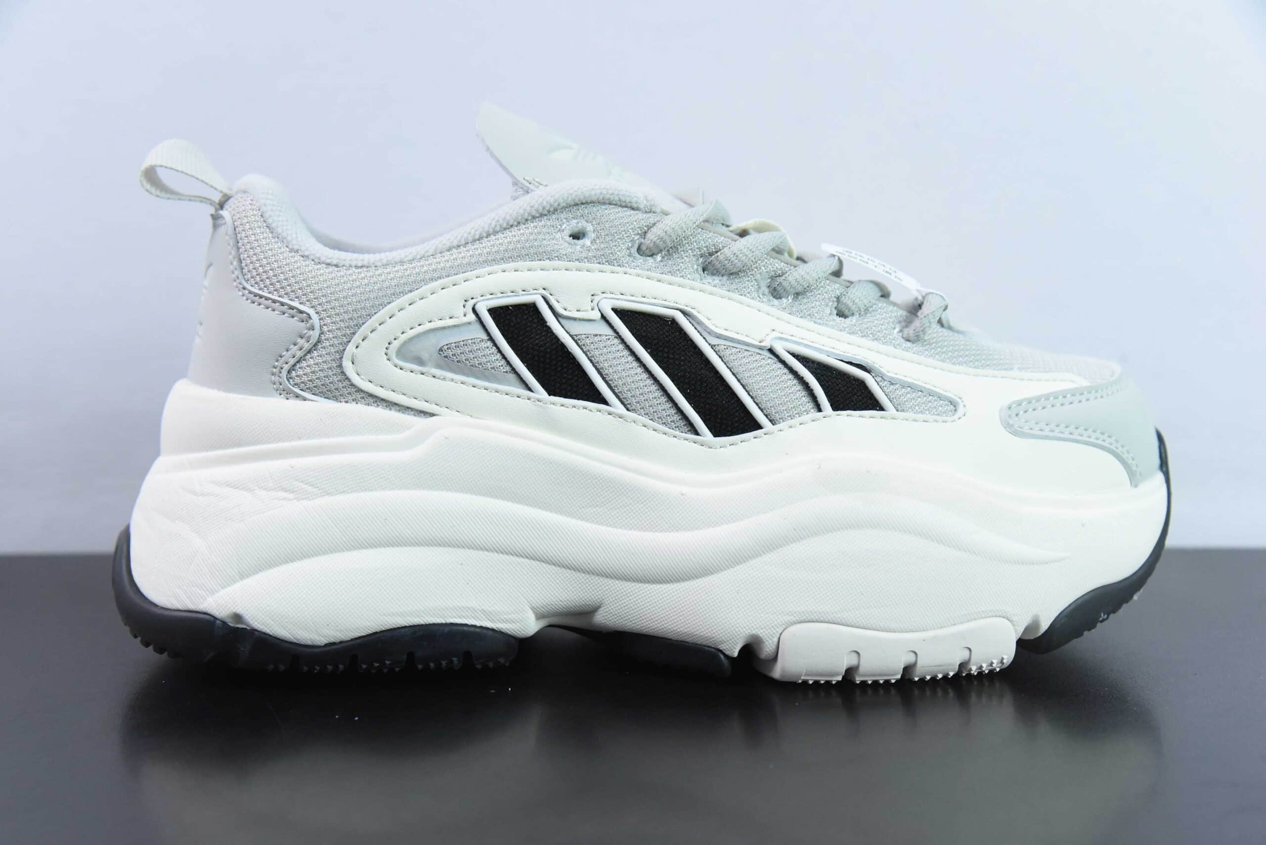 阿迪达斯Adidas Originals Ozgaia 3.0 阿迪白灰厚底增高生活休闲鞋纯原版本货号：IG6042