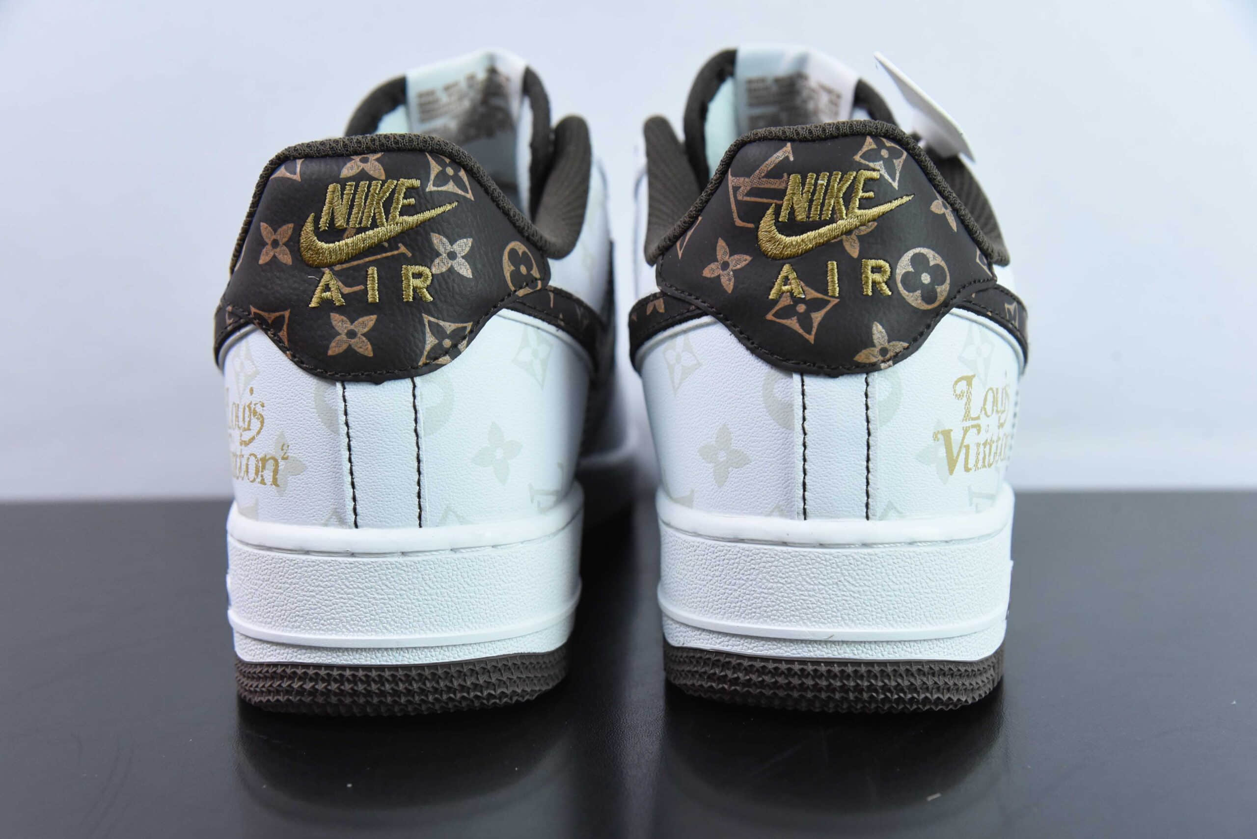 耐克NIke Air Force 1 '07 Low “LV联名棕暗夜精灵”空军一号低帮休闲板鞋纯原版本 货号：BS8805-601 
