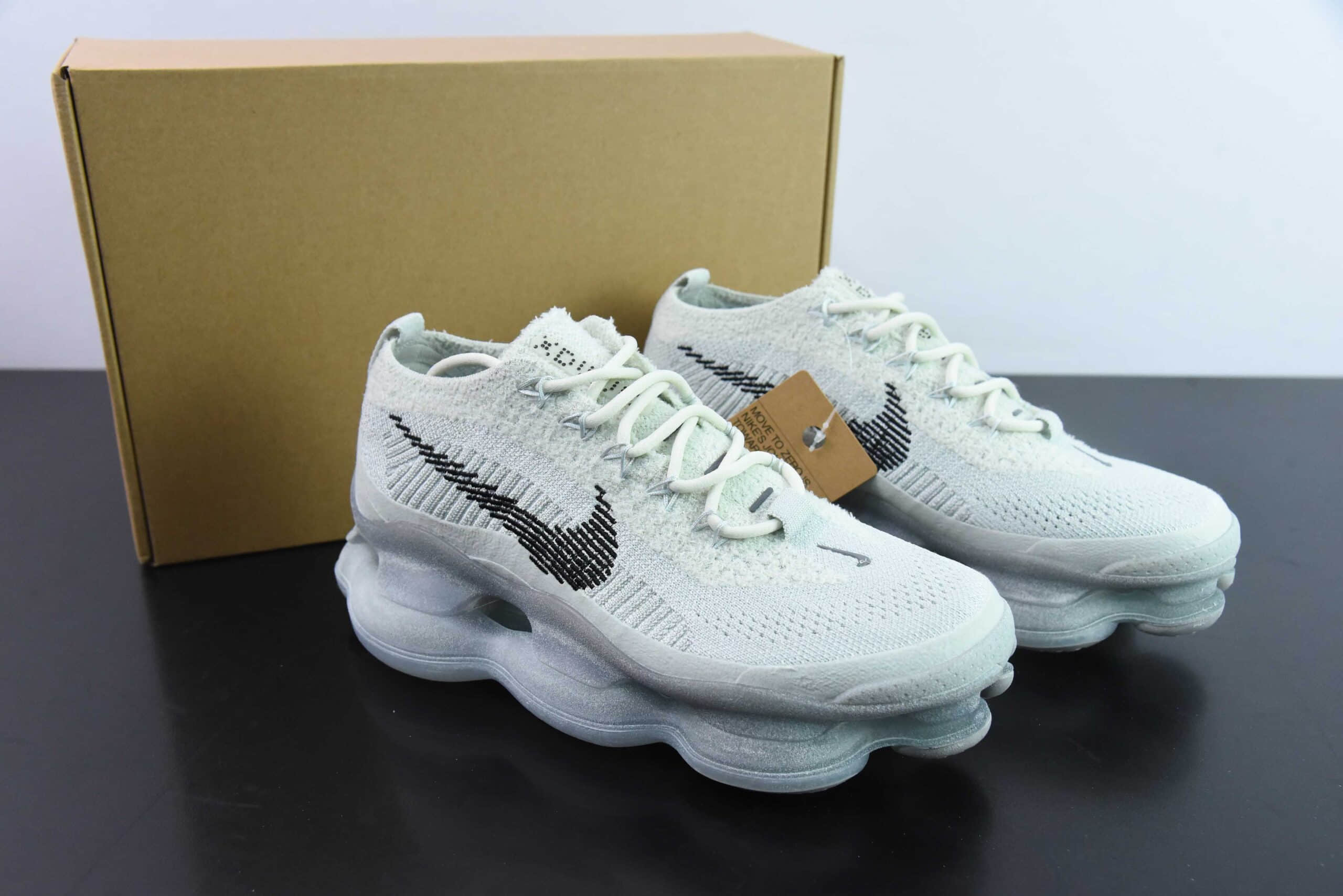 耐克Nike Air Max Scorpion Fk 白灰2022全掌次世代气垫跑鞋纯原版本 货号：FQ2694-001 