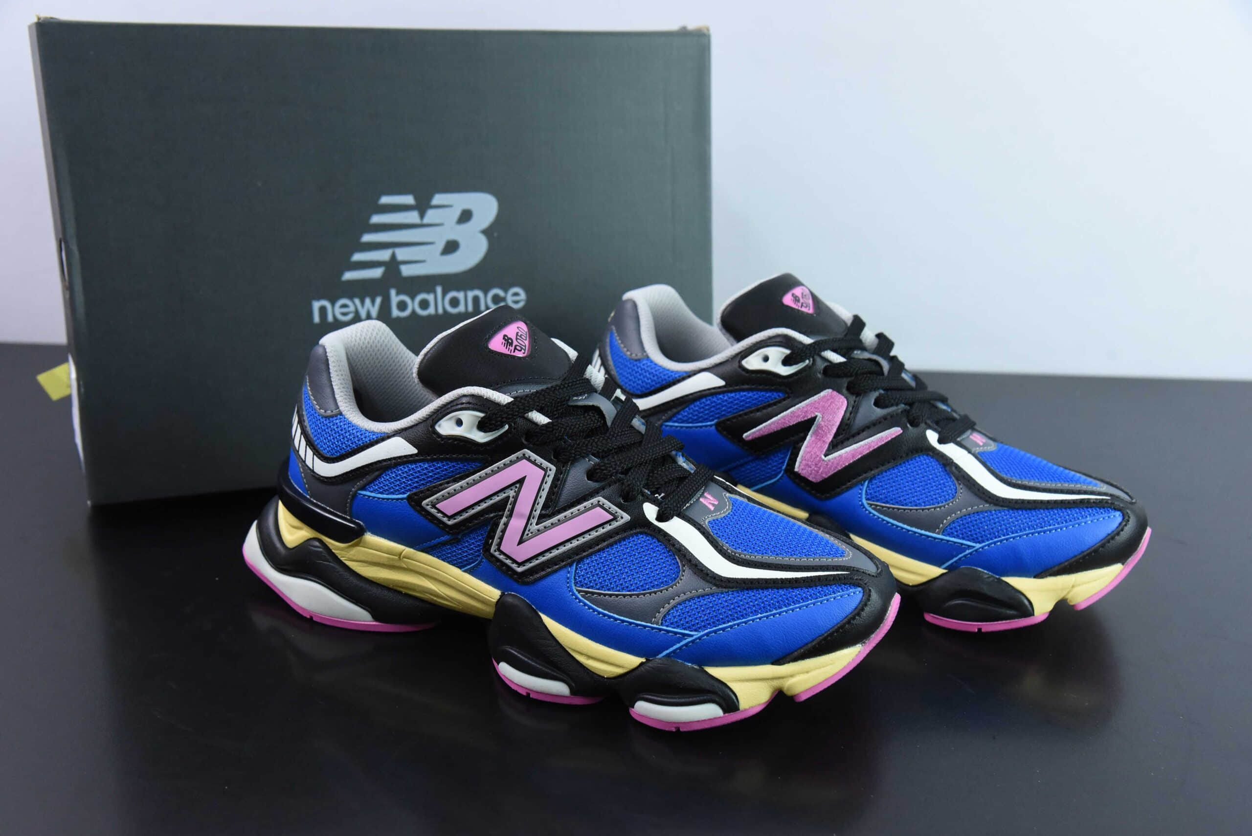 新百伦New Balance NB9060 龙年限定黑蓝粉色联名款复古休闲运动慢跑鞋纯原版本 货号：U9060BPO