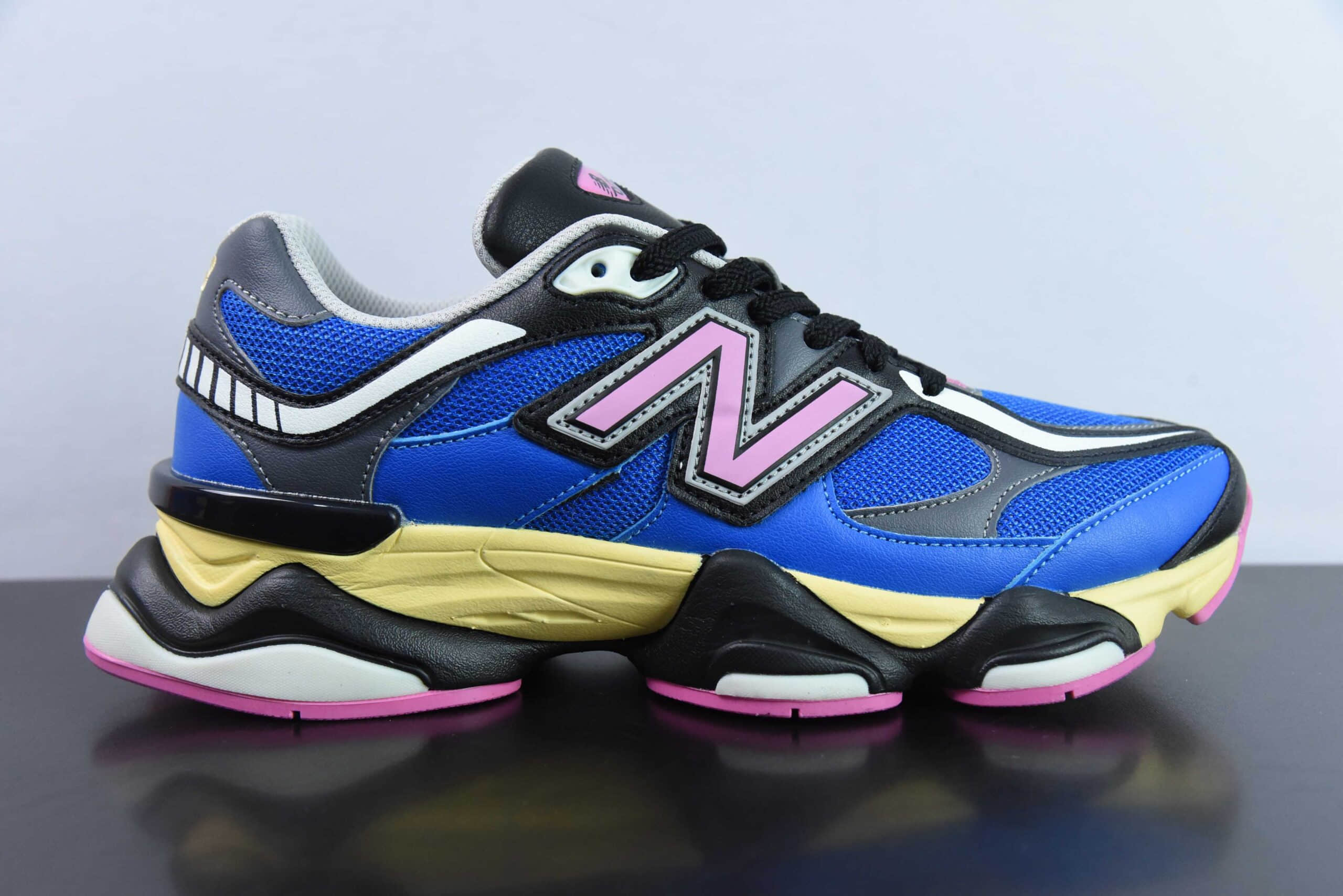 新百伦New Balance NB9060 龙年限定黑蓝粉色联名款复古休闲运动慢跑鞋纯原版本 货号：U9060BPO