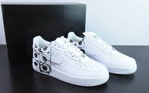 耐克Nike CDG x Supreme x NK Air Force 1 Supreme Comme des Garcons Shirt 三方联名白黑六眼空军一号低帮板鞋纯原版本 货号：923044-100