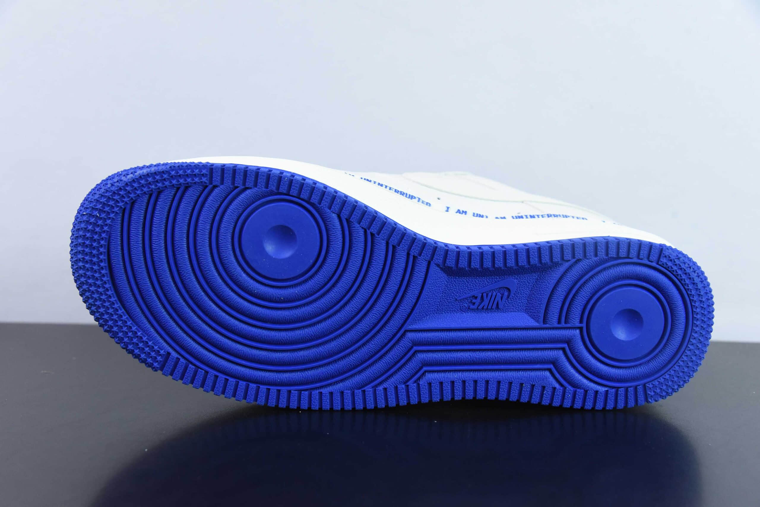 耐克Nike Air Force 1´07 Low 米白蓝签名涂鸦满天星空军一号低帮百搭休闲运动板鞋纯原版本 货号：QA1127-811