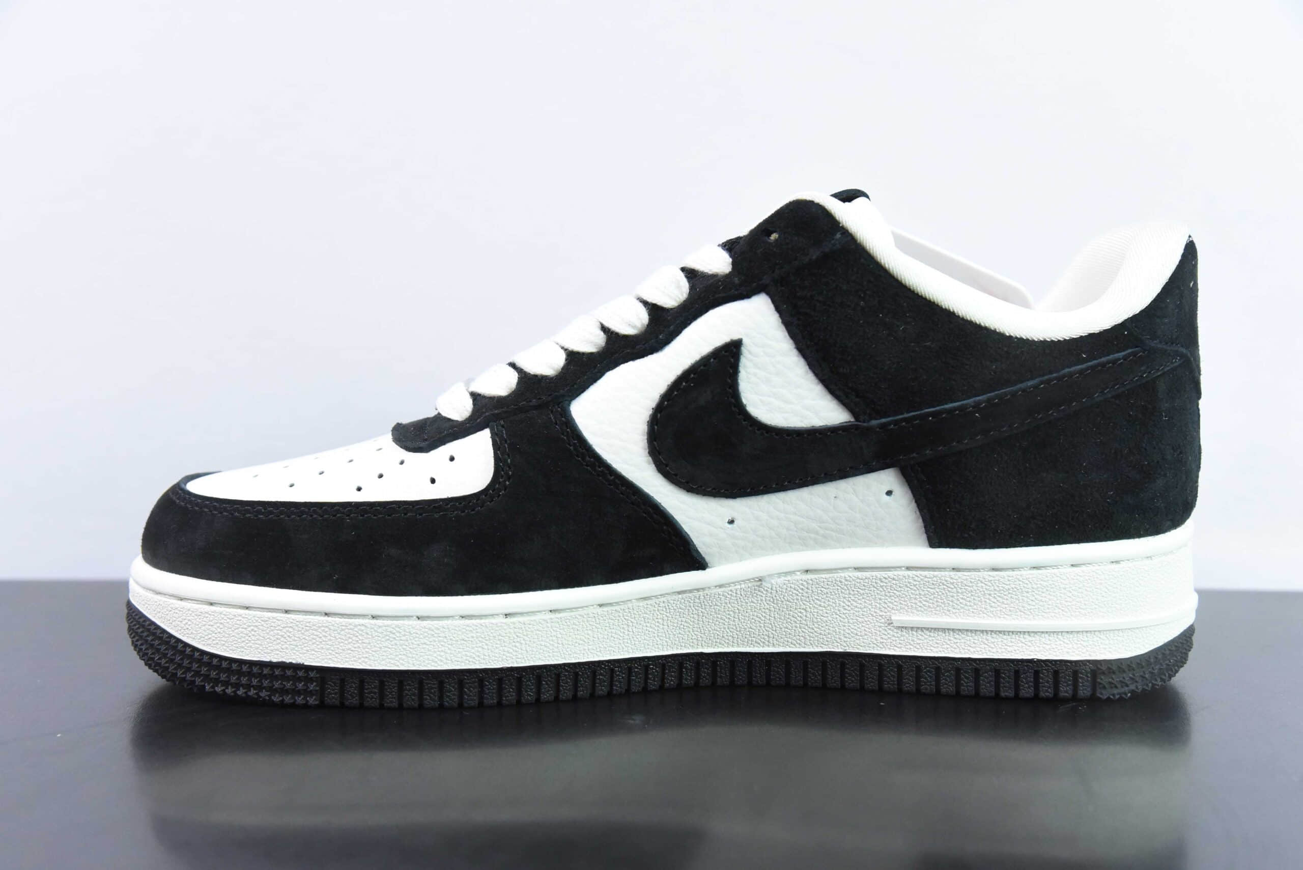 耐克Nike Air Force 1'07 Low LV联名米黑猪八空军一号低帮休闲板鞋纯原版本 货号：HD1968-010 