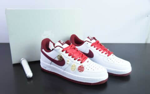 耐克Nike Air Force 1'07 Low 喜结良缘婚鞋空军一号低帮休闲板鞋纯原版本 货号：FV5948-105