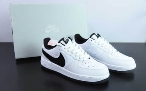耐克Nike Air Force 1 Low 白黑涂鸦大勾空军一号低帮休闲板鞋纯原版本 货号：FQ4118-100