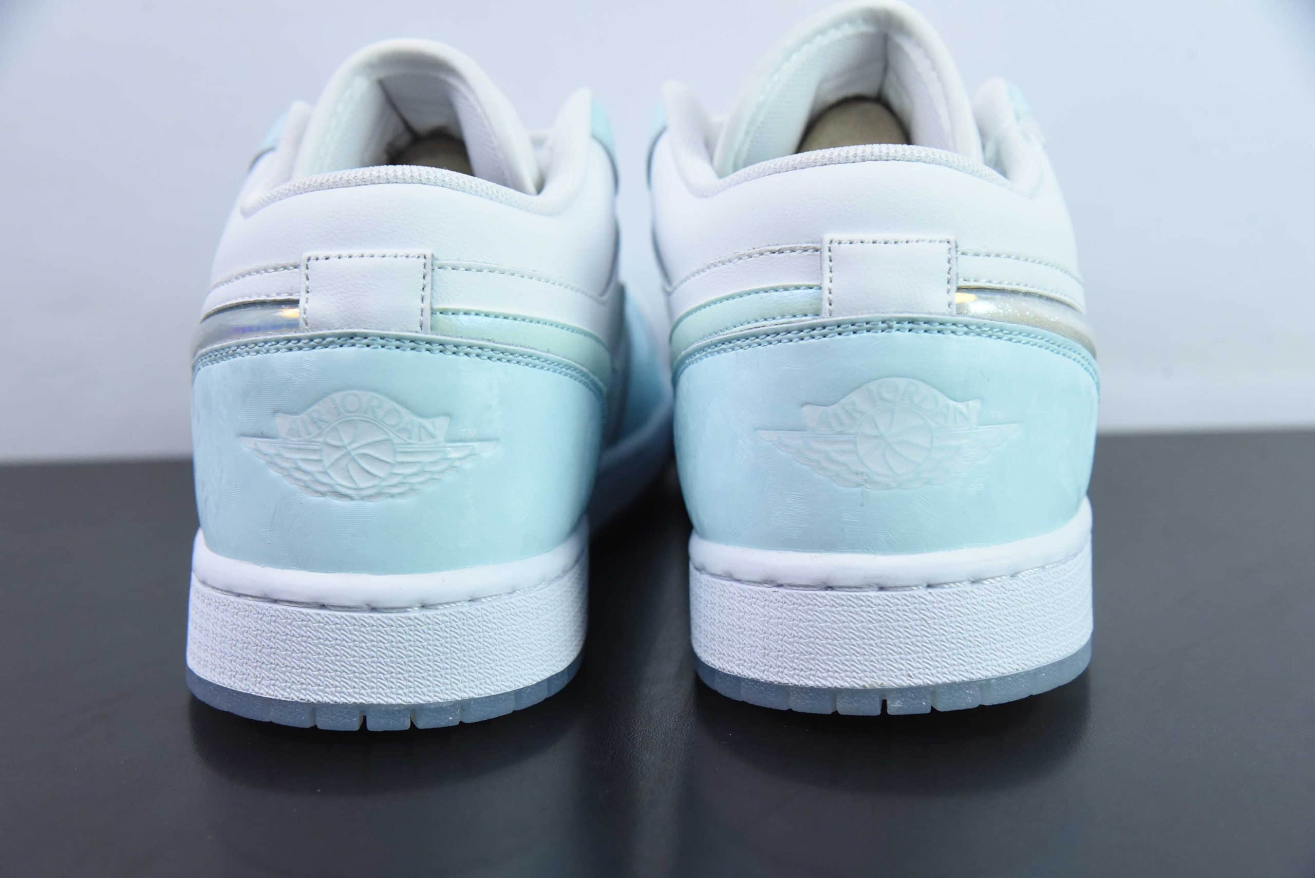 乔丹Air Jordan 1 Low 白蓝流沙脚趾低帮经典复古文化休闲运动篮球鞋纯原版本 货号：HJ3481-491