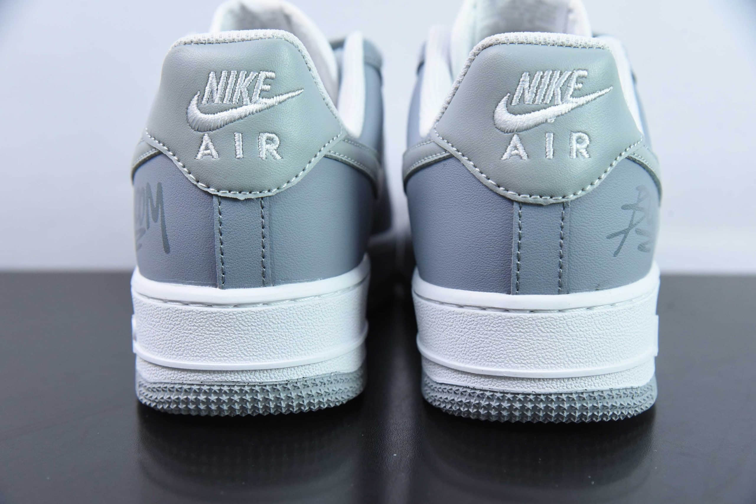耐克Nike Air Force 1 Low 蓝灰空军一号低帮休闲运动板鞋纯原版本 货号：FJ4146-111 