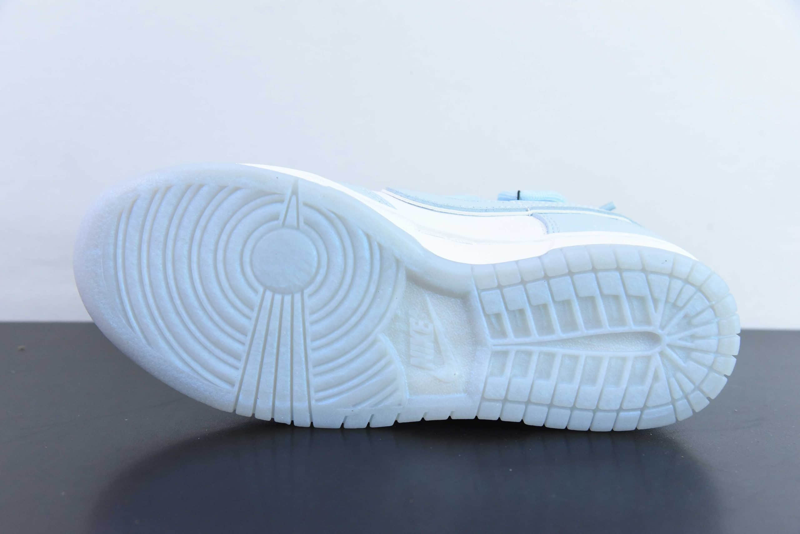 耐克Nike SB Dunk Low 海盐青柠简约天蓝解构抽绳鞋带SB低帮休闲滑板鞋纯原版本 货号： FJ7743-194 