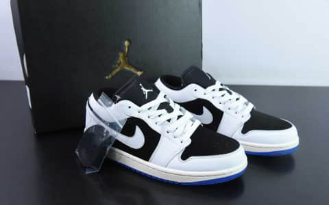 乔丹Wmns Air Jordan 1 Low GS”Team Gold“AJ1黑白蓝熊猫低帮经典复古文化休闲运动篮球鞋纯原版本 货号：HQ0764-001