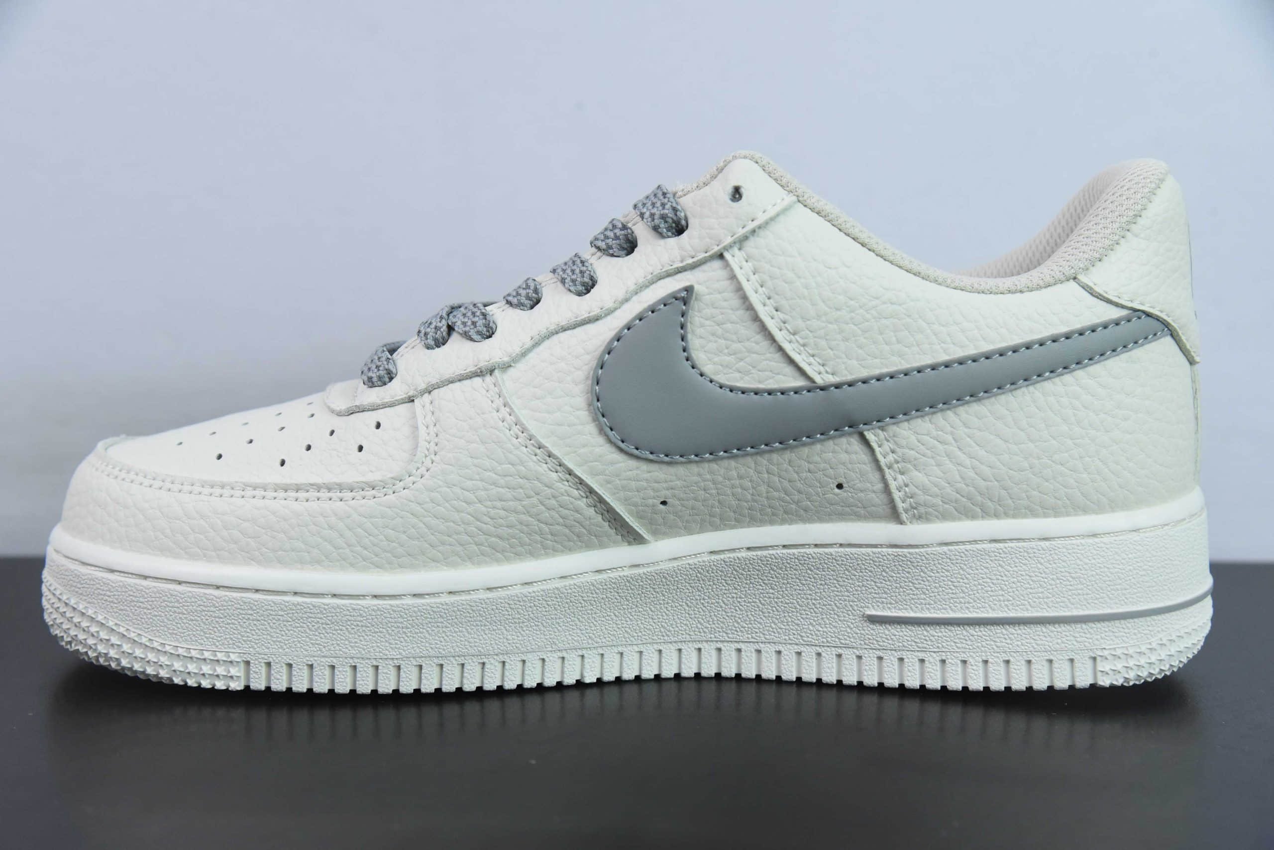 耐克Nike Air Force 1´07 Low 白灰空军一号低帮百搭休闲运动板鞋纯原版本 货号：DD8959-708  