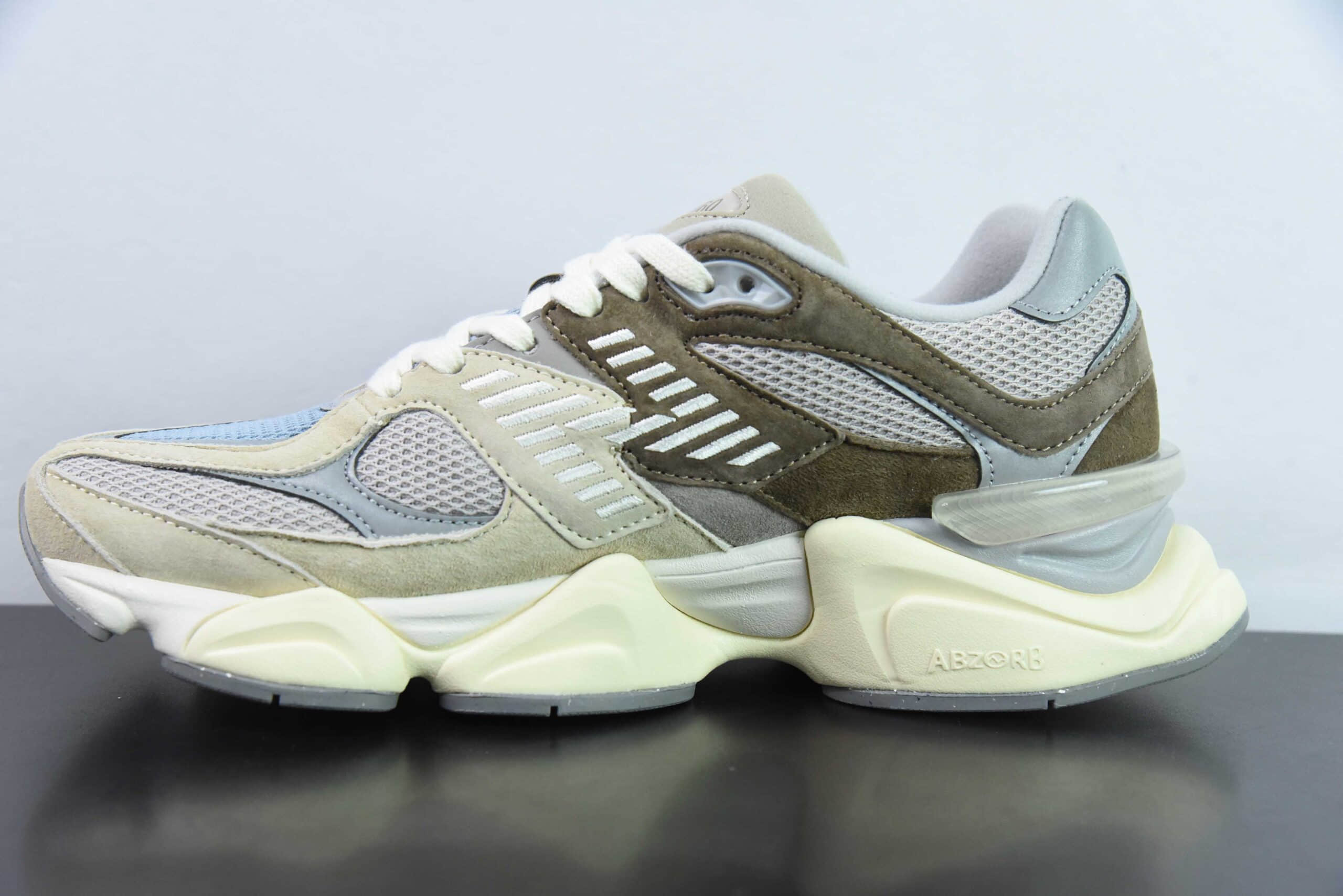 新百伦New Balance9060 Sea Salt Blue灰棕海盐蓝9060系列复古百搭老爹风小象蹄休闲运动跑步鞋纯原版本 货号：U9060MUS 