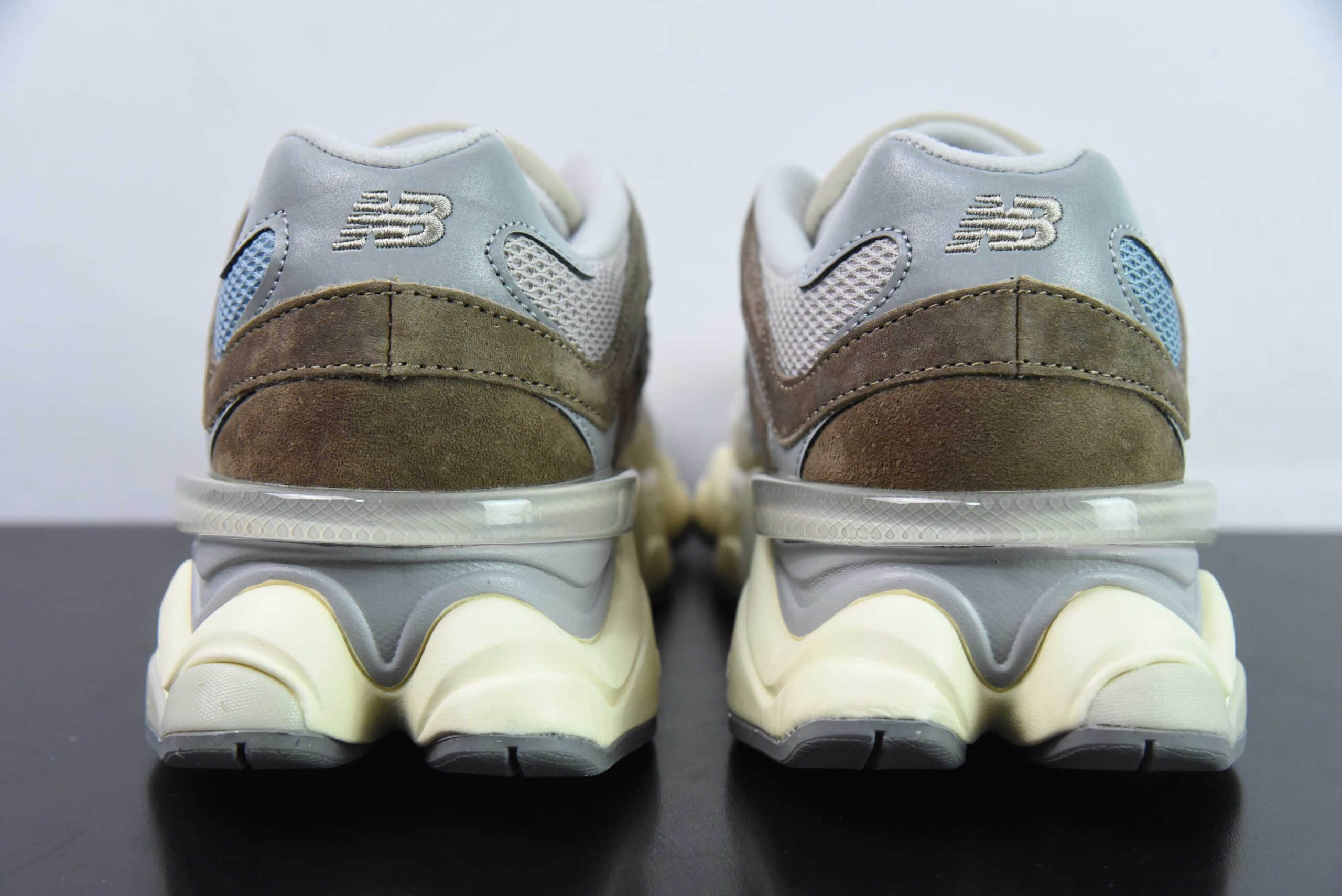 新百伦New Balance9060 Sea Salt Blue灰棕海盐蓝9060系列复古百搭老爹风小象蹄休闲运动跑步鞋纯原版本 货号：U9060MUS 