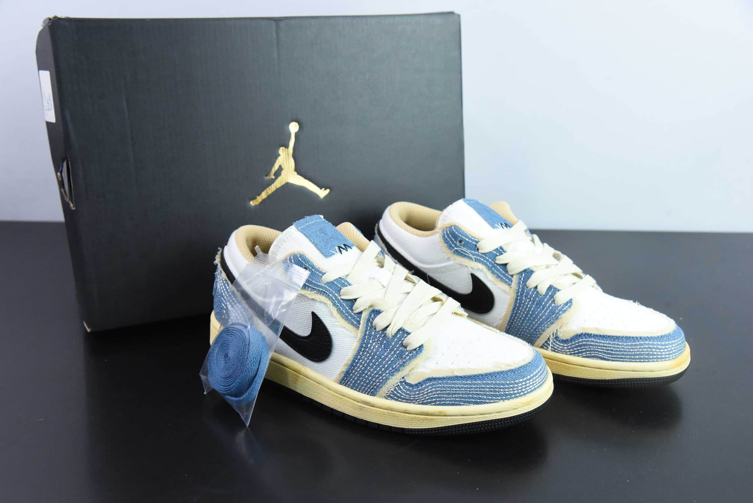 乔丹Air Jordan 1 Low SE WRMK AJ1刺子绣低帮文化休闲板鞋纯原版本 货号：FN7670-493