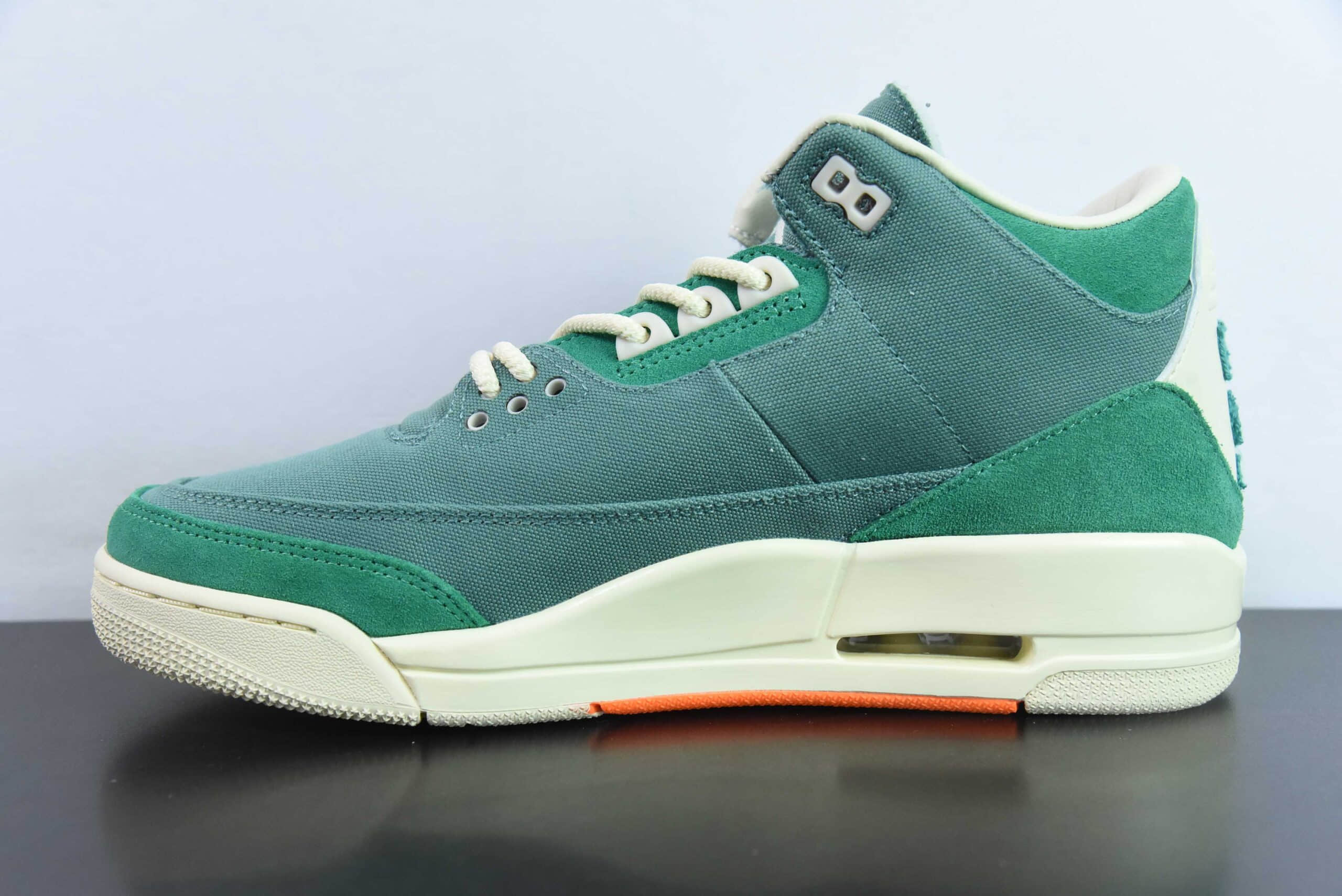 乔丹Nina Chanel Abney x Air Jordan AJ3 OG SP WMNS 艺术家联名绿色复古文化篮球鞋纯原版本 货号：FZ7974-300