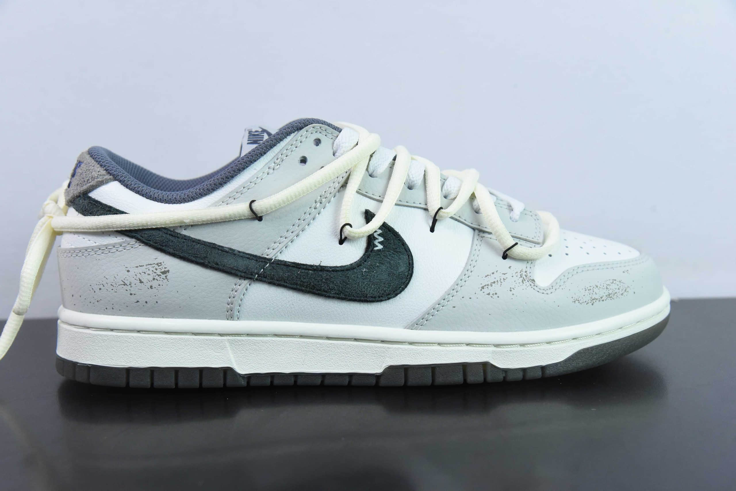 耐克Nike Dunk Low 气泡水母灰色岛屿灰蓝黄低帮休闲运动滑板鞋纯原版本 货号：FJ4188-100