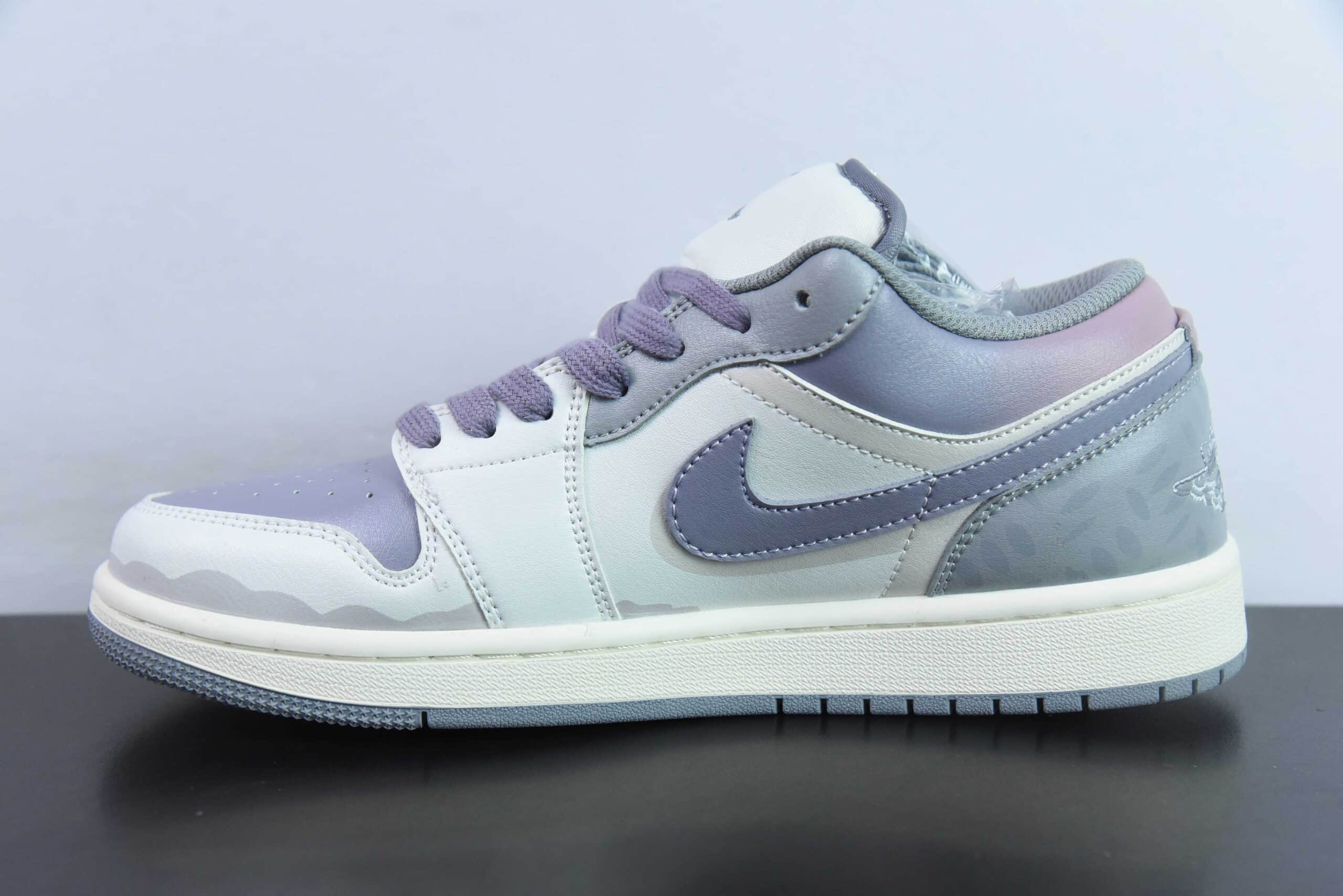 乔丹Air Jordan 1 Low AJ1 乔1 熊猫恶作剧摩登薇境格雷系蔷薇勋章低帮文化复古篮球鞋纯原版本 货号：553560-053 