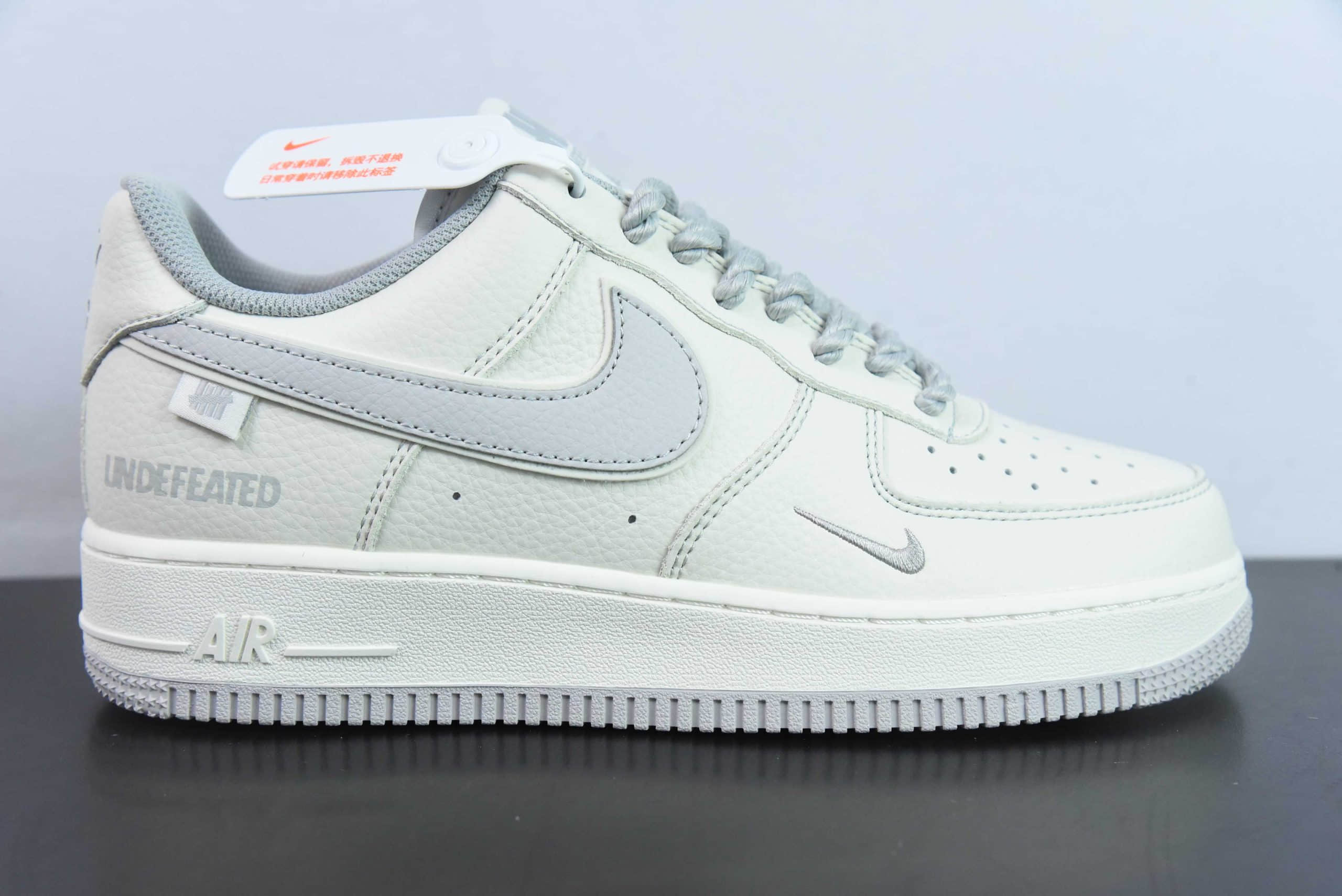 耐克Nike Undefeated x Nk Air Force 1'07 Low 米灰麻绳空军一号低帮休闲板鞋纯原版本 货号： UT2023-203