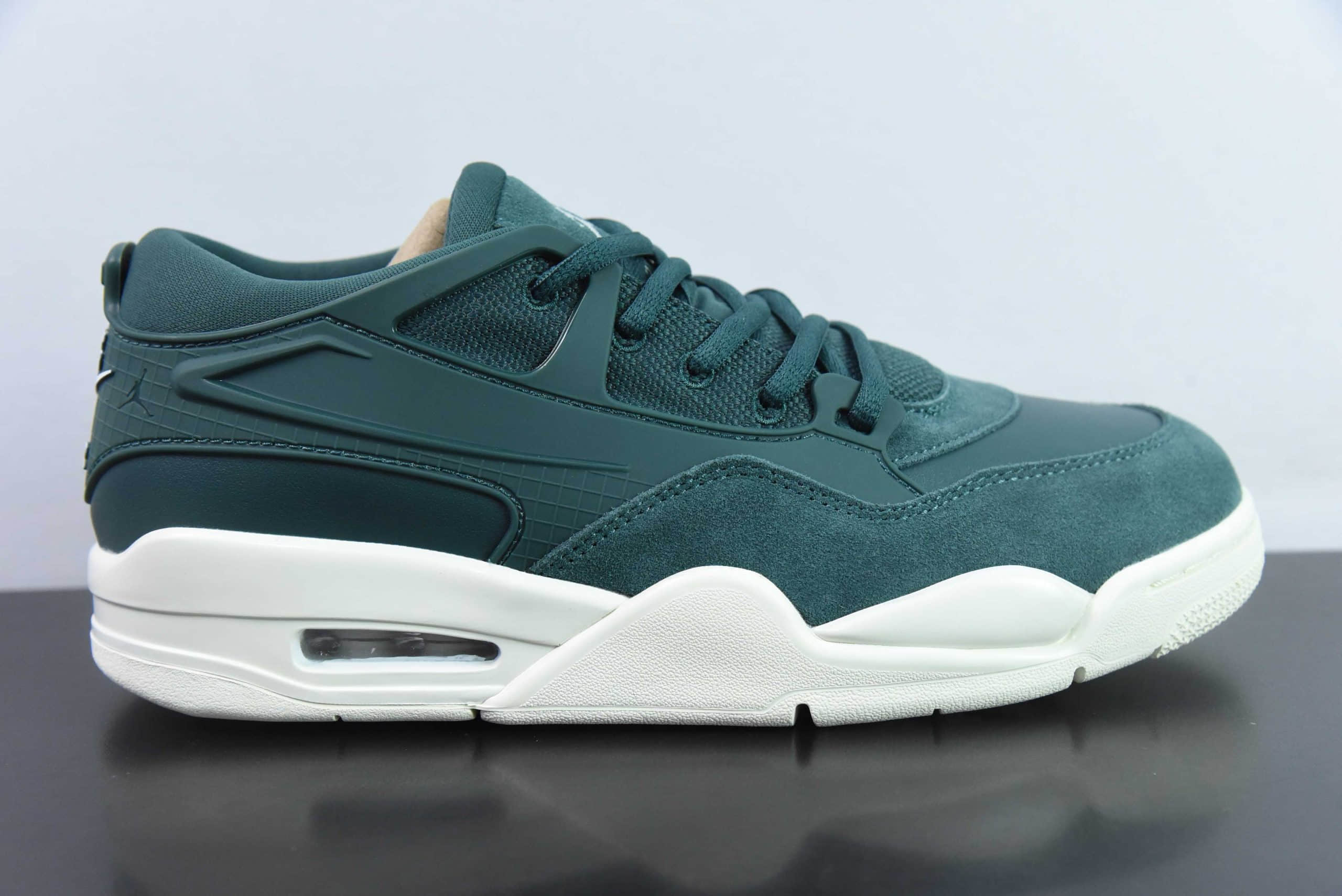 乔丹Air Jordan 4 Remastered AJ4乔4重制墨绿低帮复古文化篮球鞋纯原版本 货号：FQ7940-300 