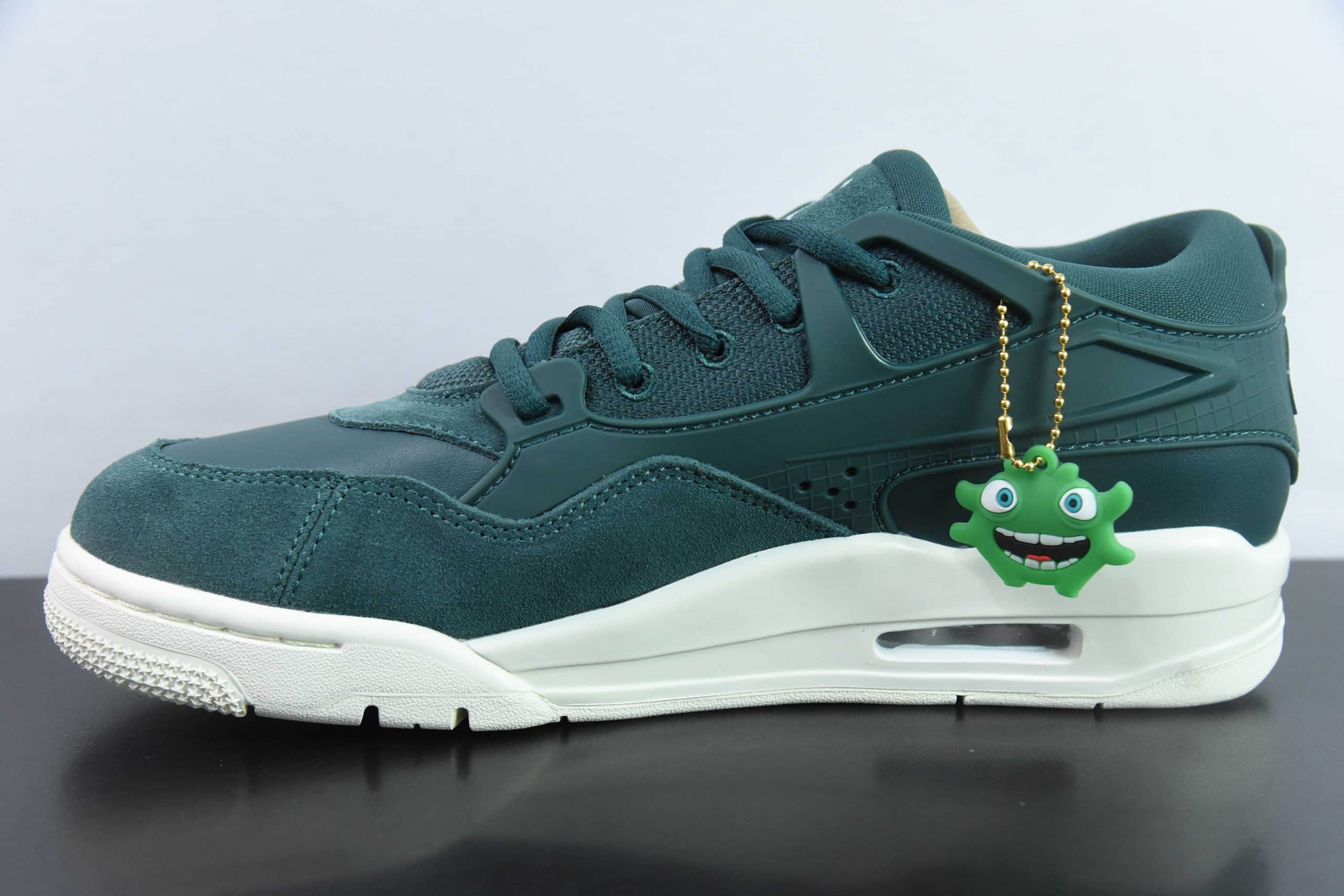 乔丹Air Jordan 4 Remastered AJ4乔4重制墨绿低帮复古文化篮球鞋纯原版本 货号：FQ7940-300 
