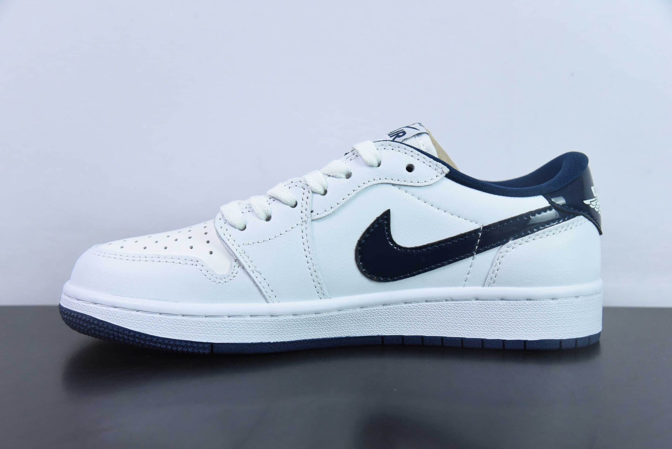 乔丹Air Jordan 1 Low 85 Metallic Blue AJ1 乔1金属白蓝低帮文化篮球鞋纯原版本 货号：FB9933-141