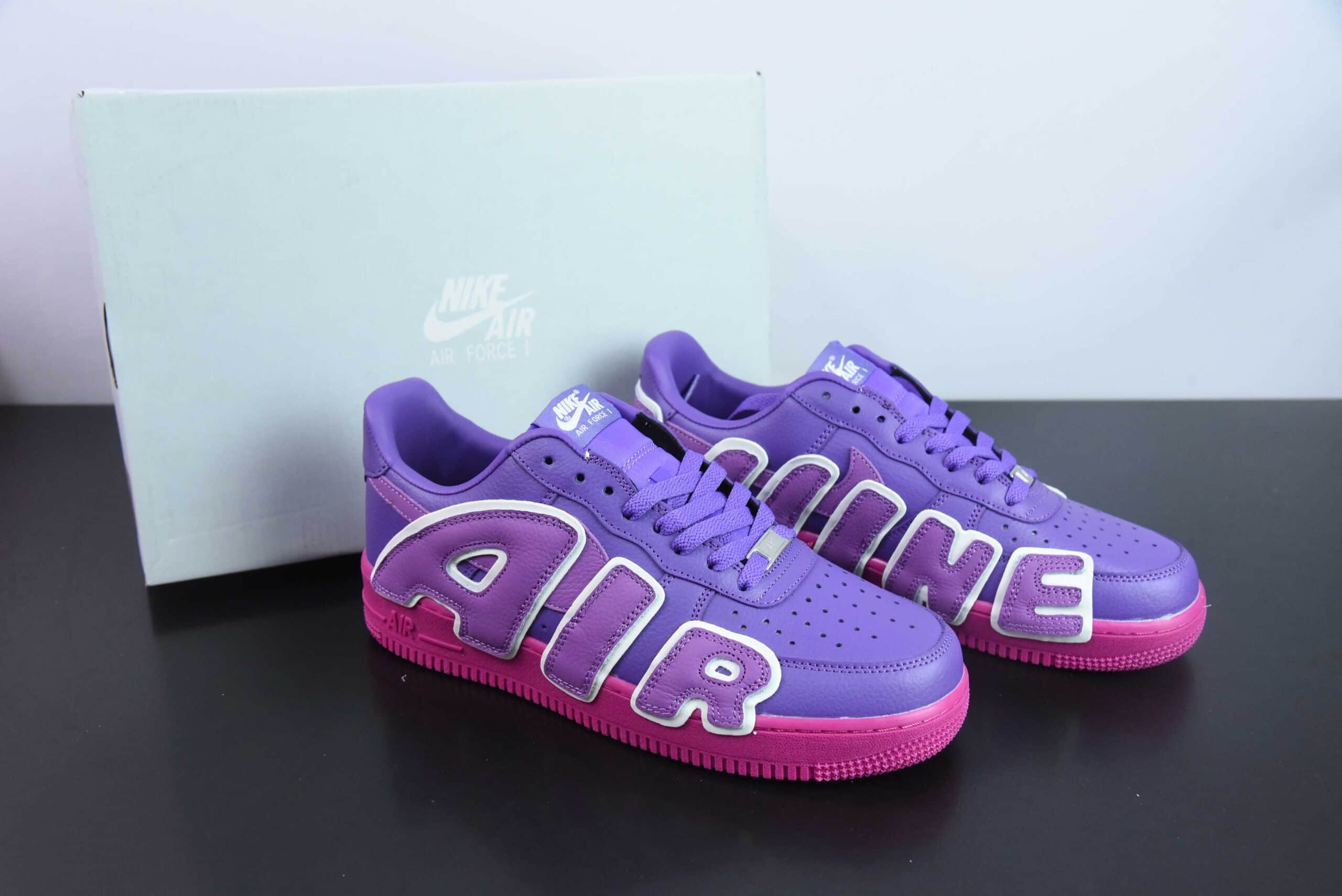 耐克Nike CPFM x Nk Air Force 1'07 Low 联名款神秘紫空军一号低帮休闲板鞋纯原版本 货号：DC4457-104