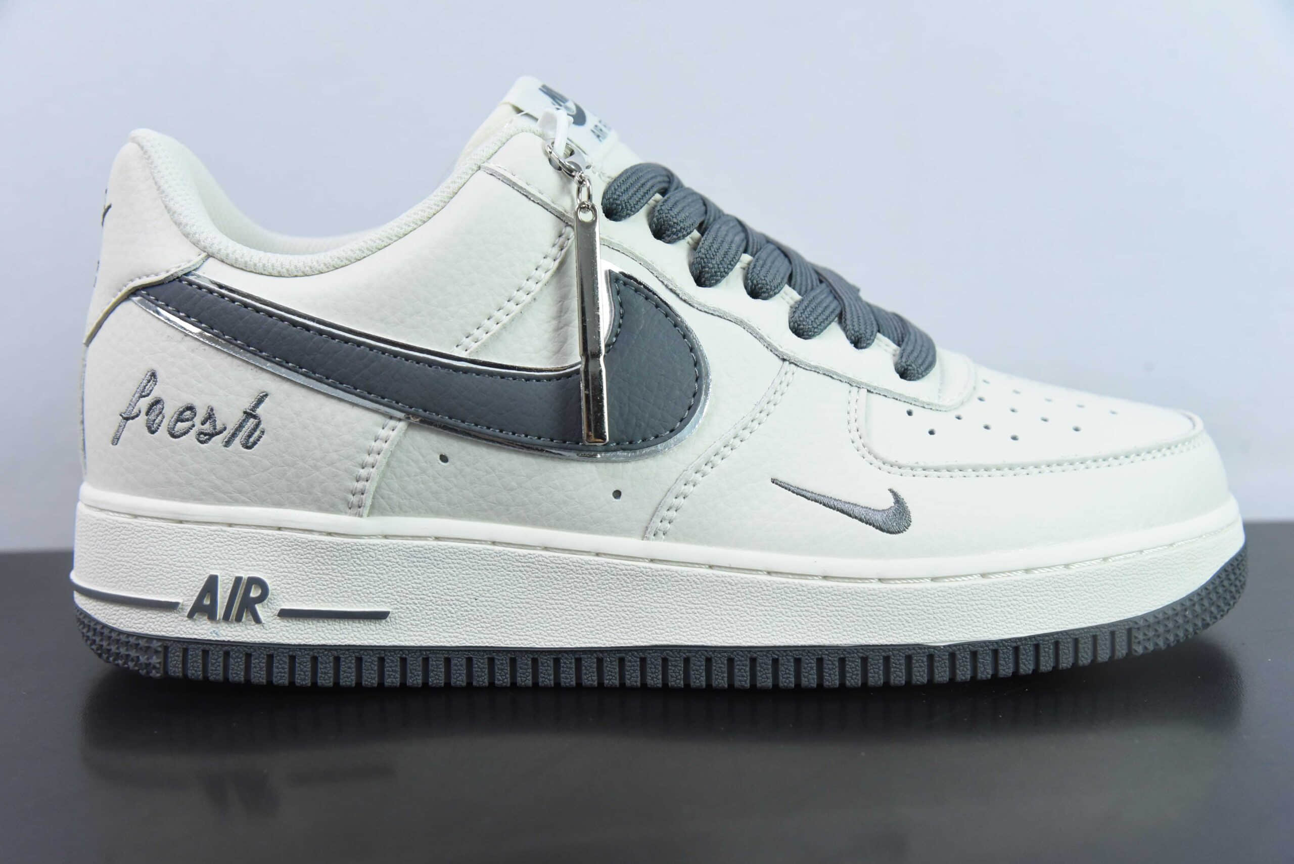 耐克Nike Air Force 1'07 Low Keep Fresh 深灰小勾空军一号低帮休闲板鞋纯原版本 货号：BM2023-105